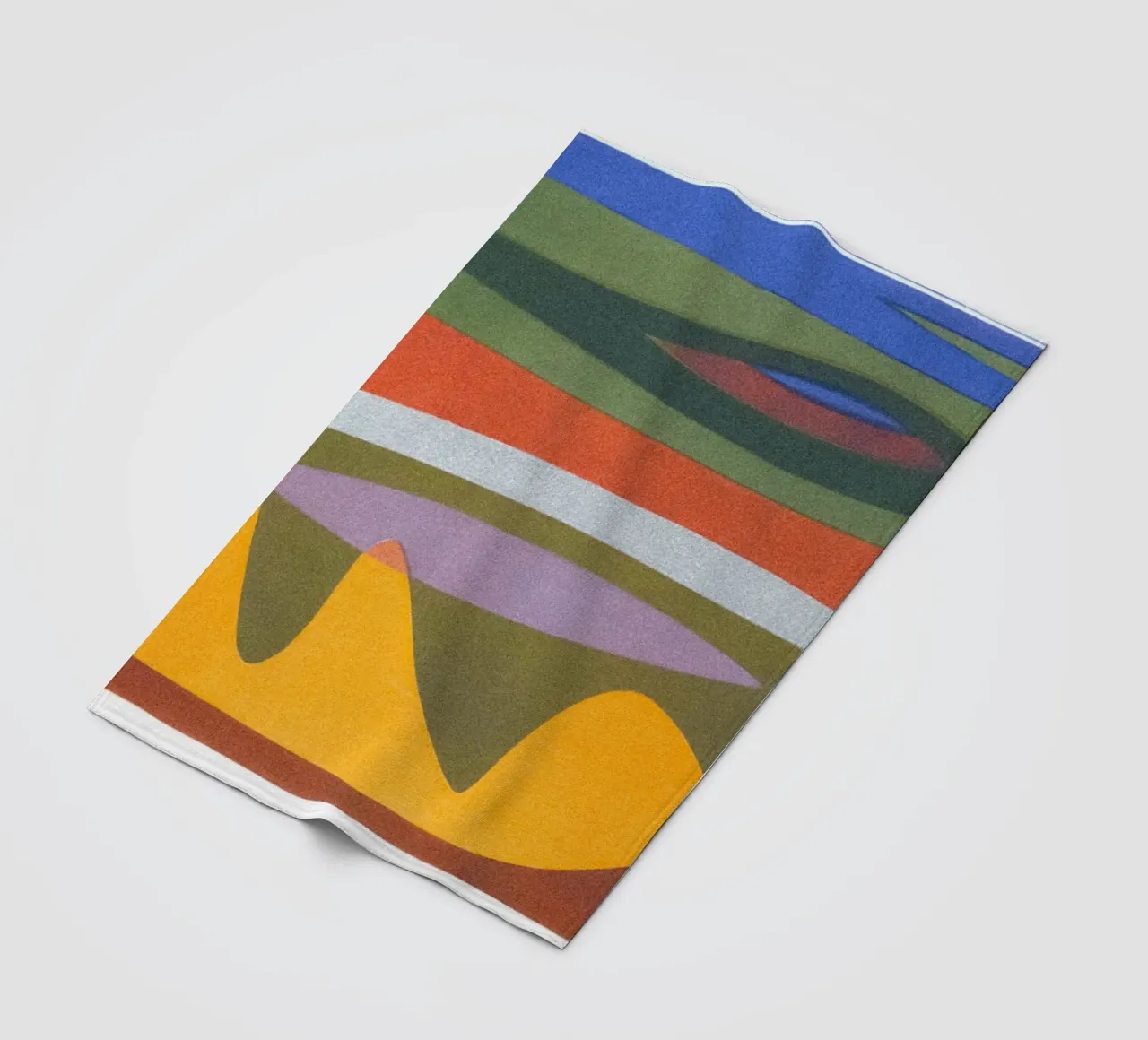 overlapping layers colorful coperta in pile da Histrol