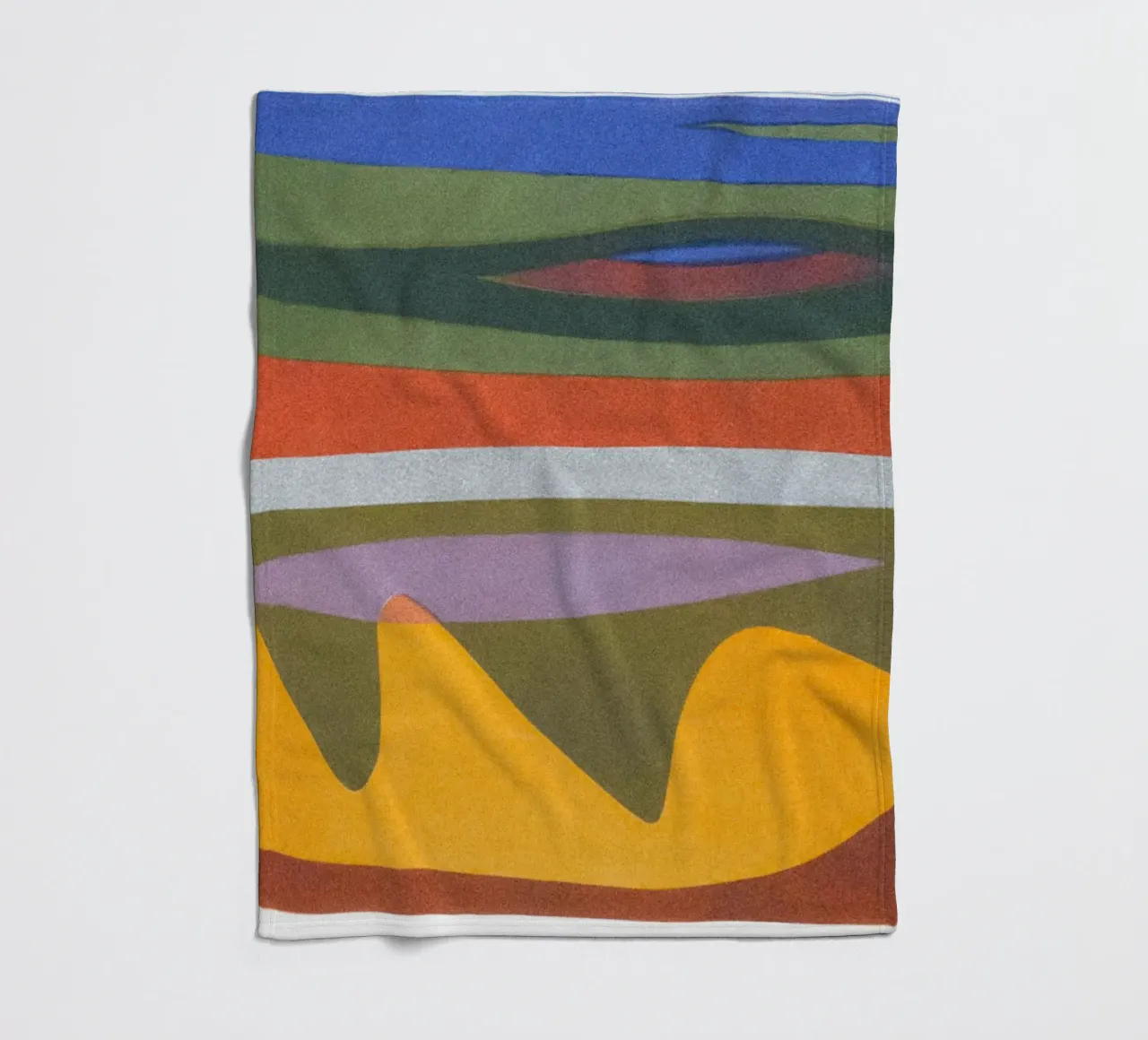 overlapping layers colorful coperta in pile da Histrol