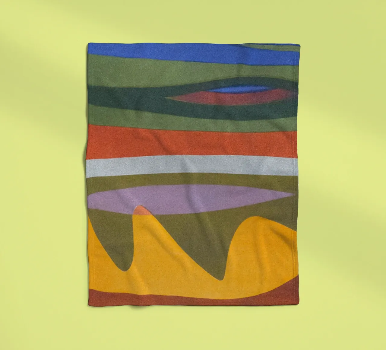 overlapping layers colorful coperta in pile da Histrol