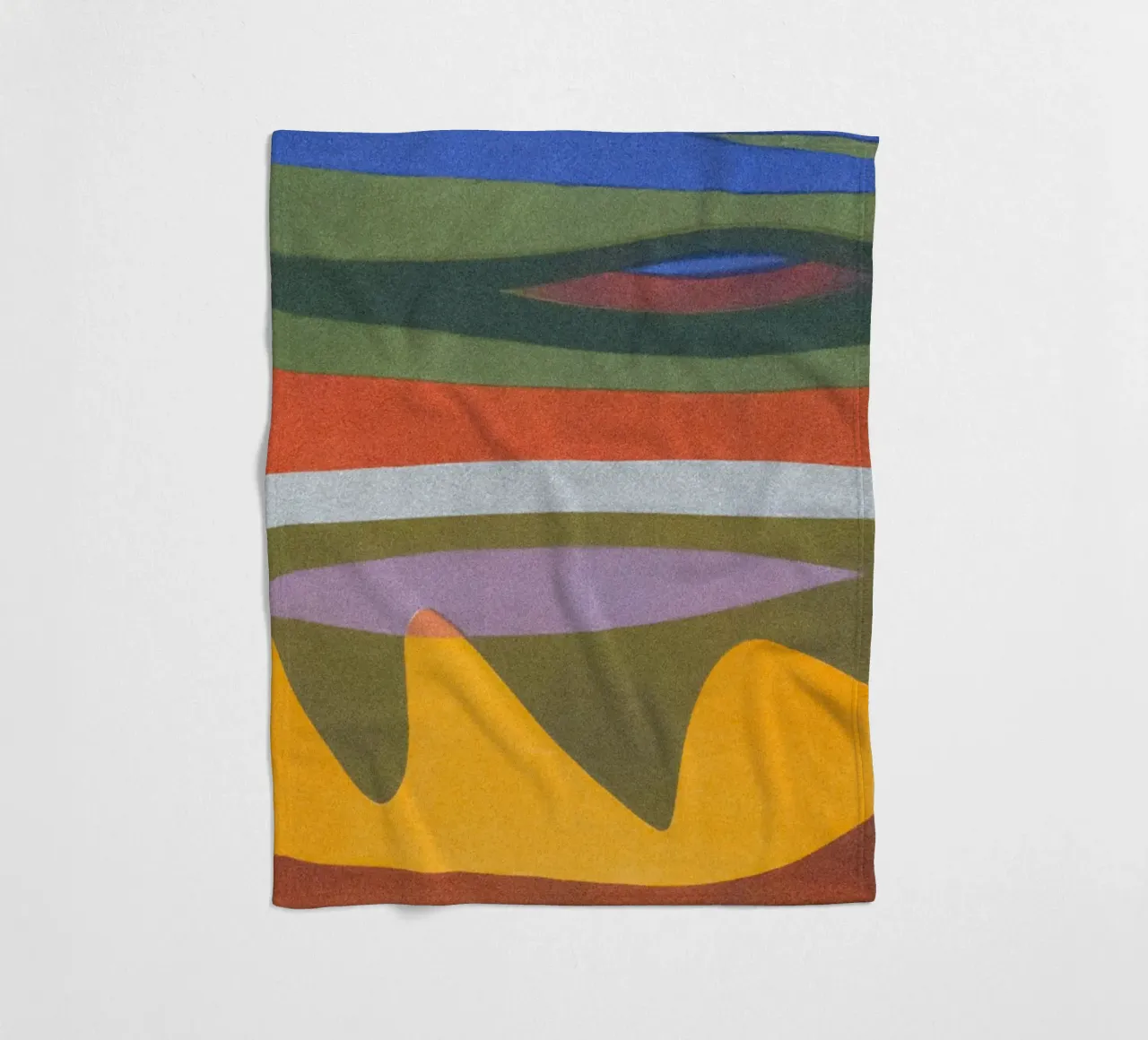 overlapping layers colorful coperta in pile da Histrol