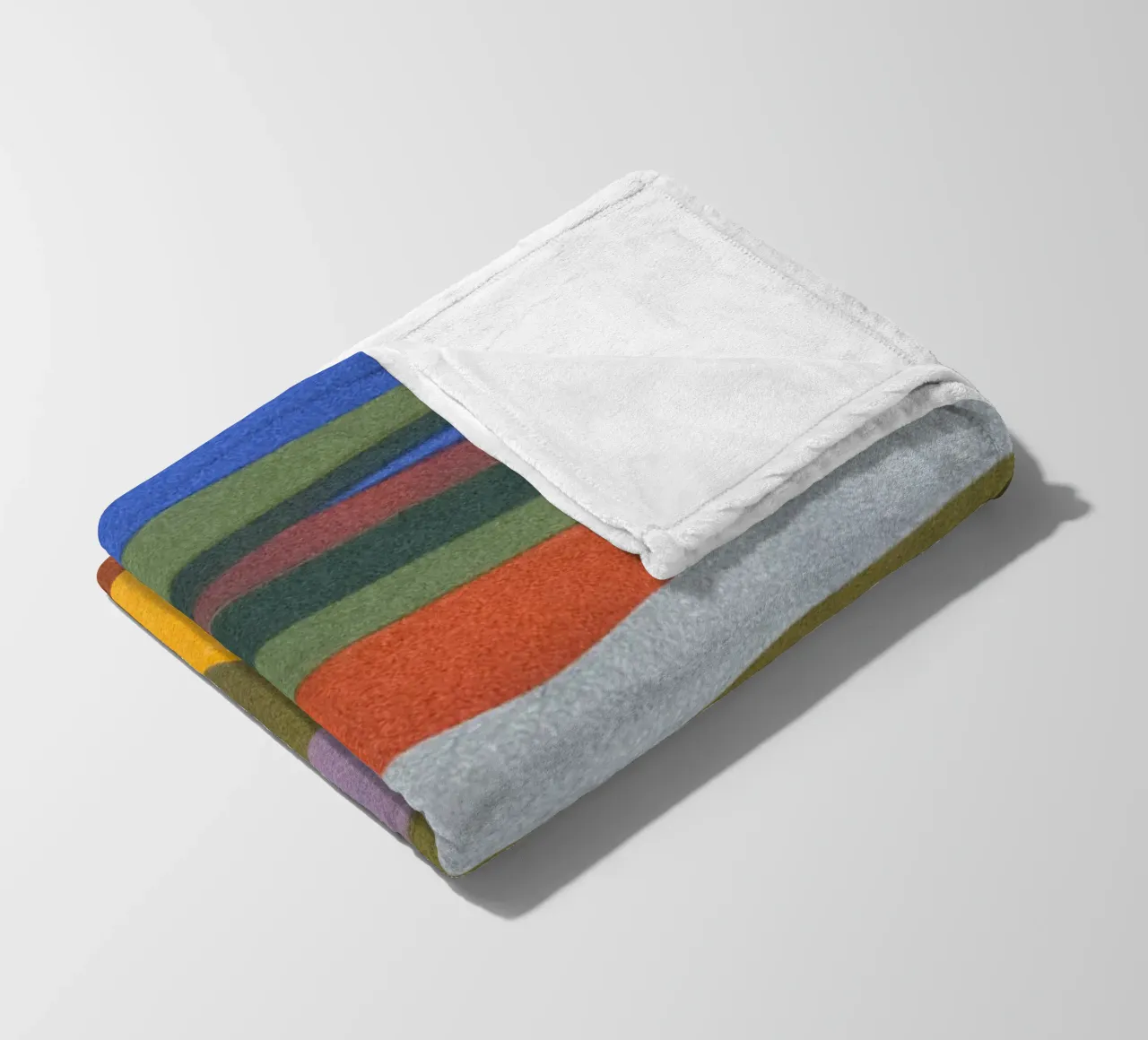 overlapping layers colorful coperta in pile da Histrol