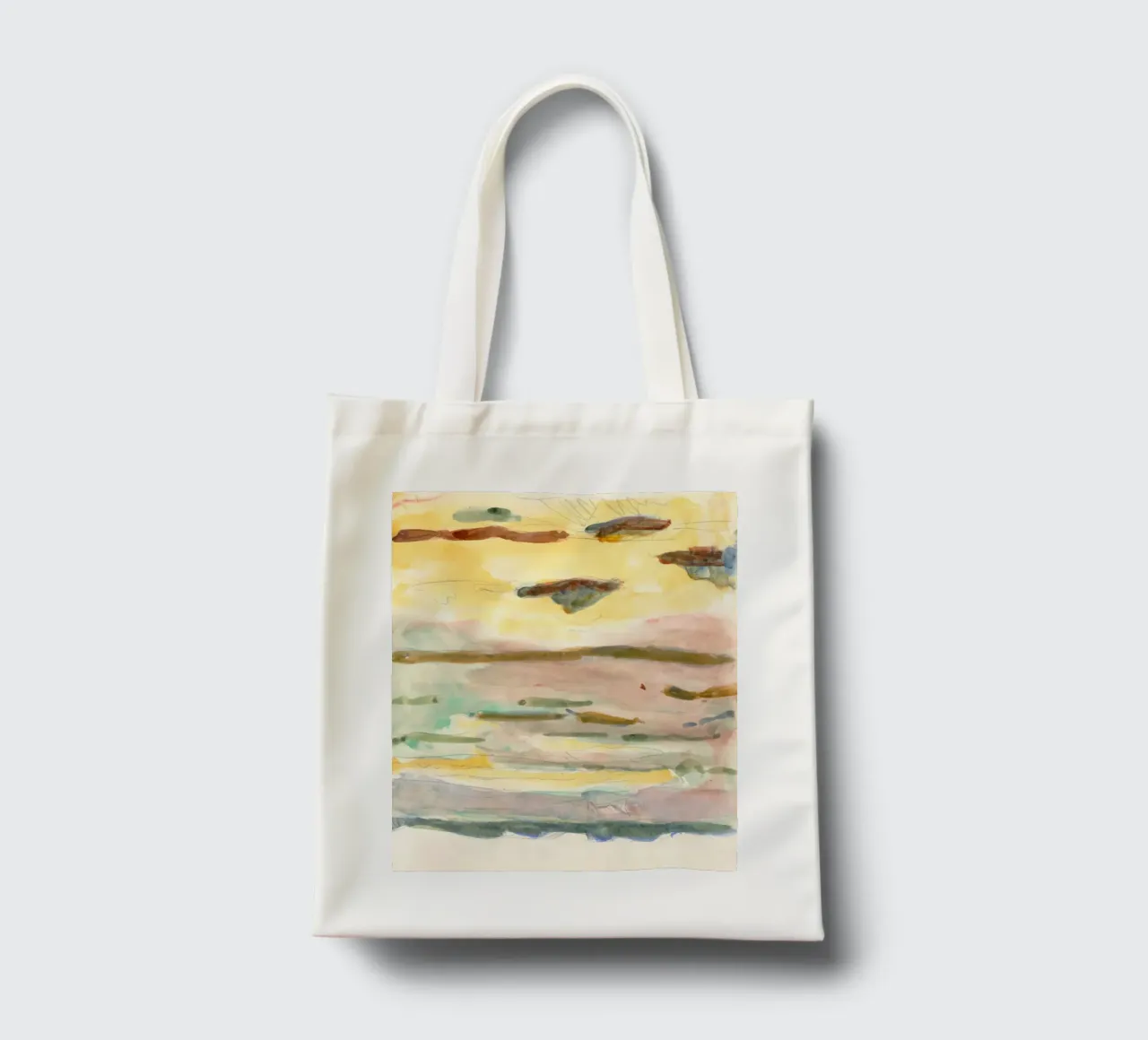 soft color gradient borsa in juta da Histrol