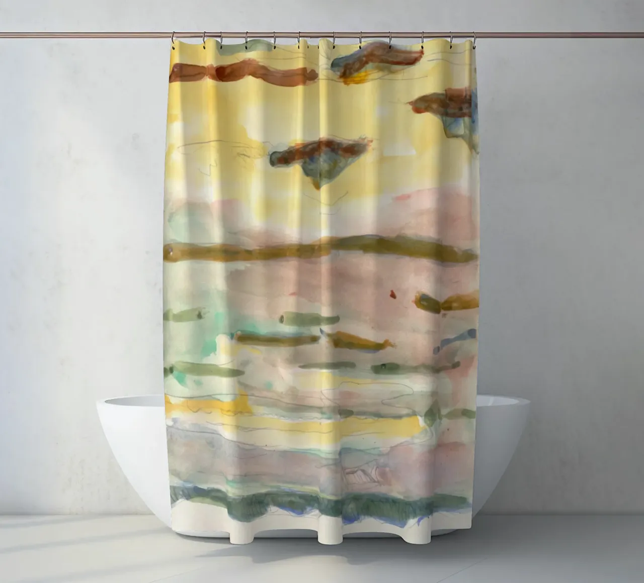 soft color gradient tenda da doccia da Histrol