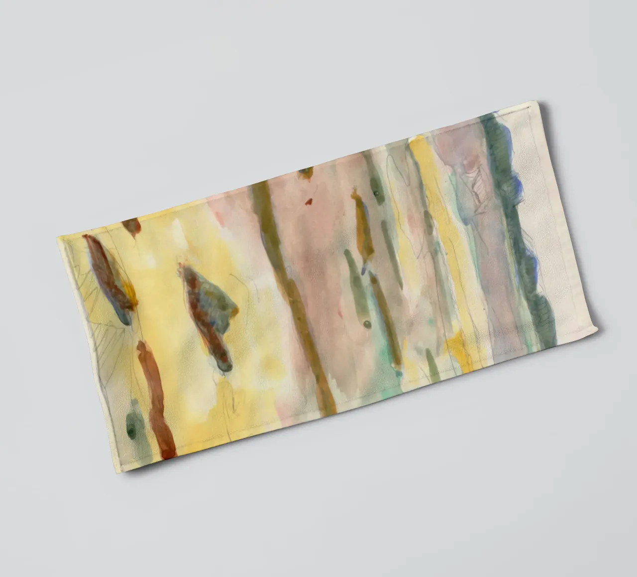 soft color gradient towel by Histrol