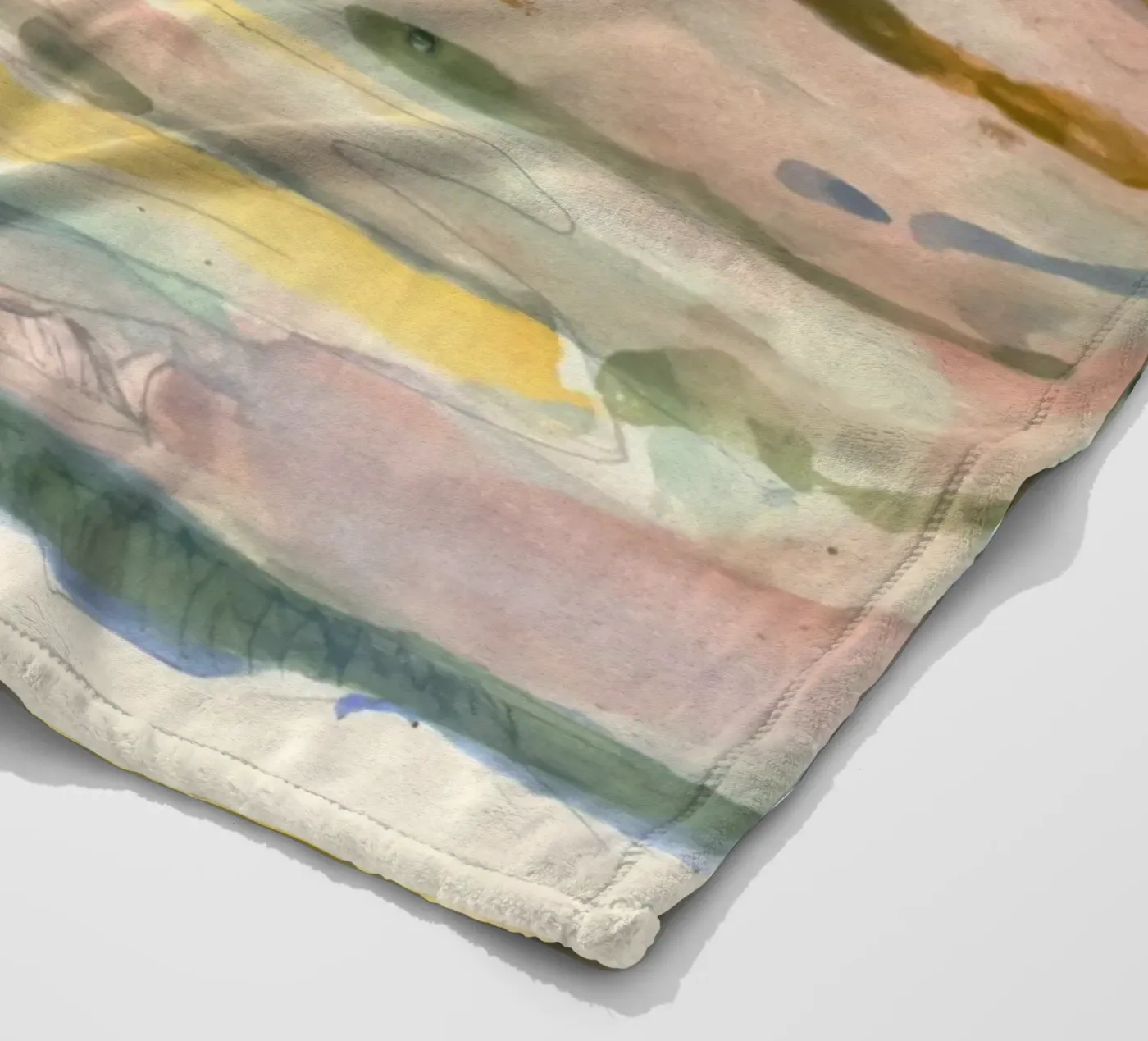 soft color gradient fleecedeken van Histrol