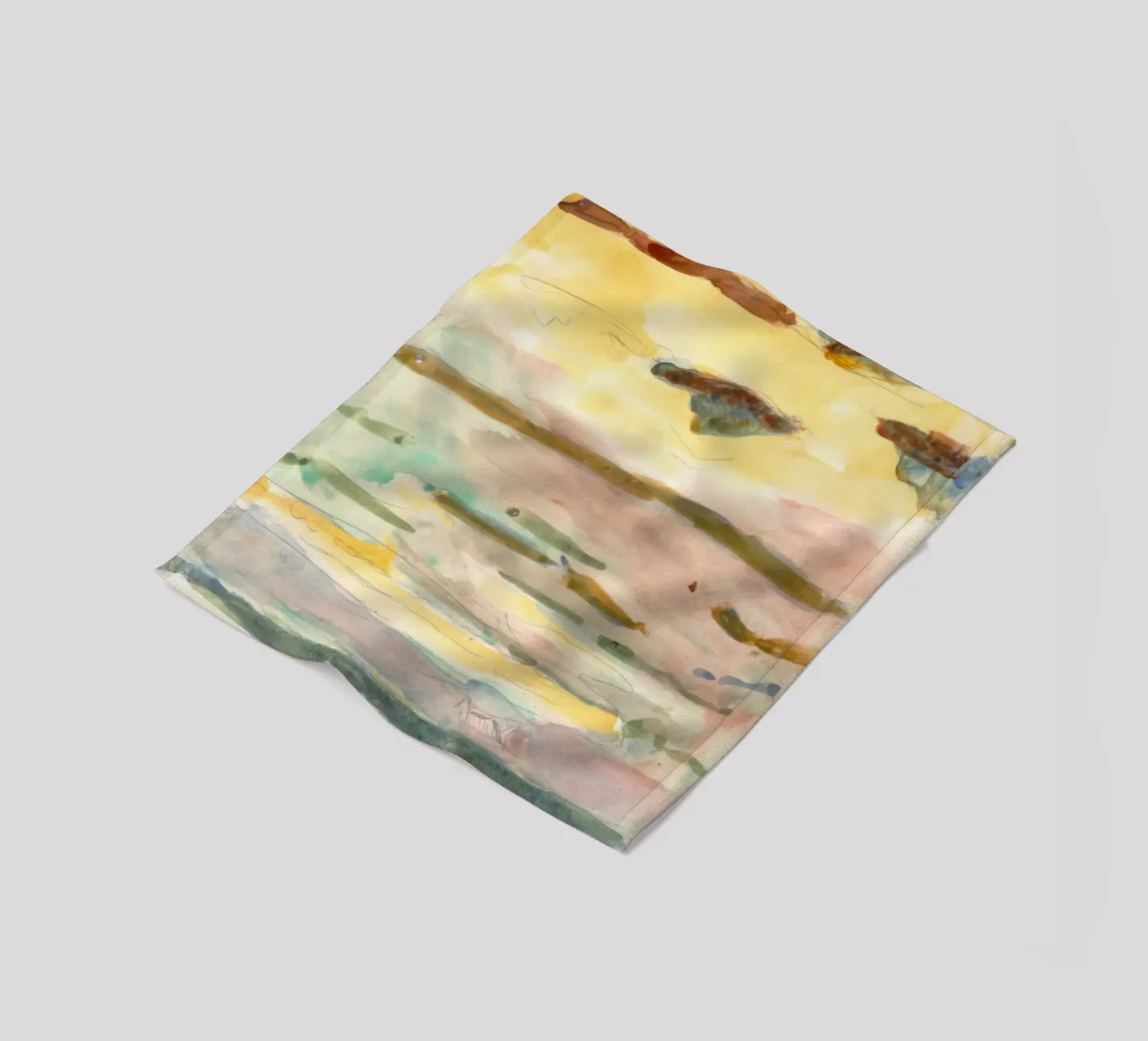 soft color gradient fleecedeken van Histrol