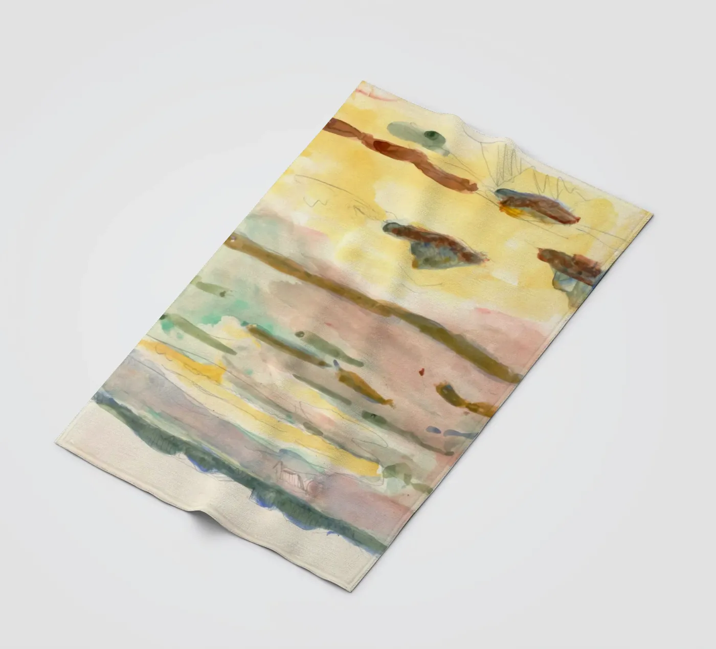 soft color gradient fleecedeken van Histrol