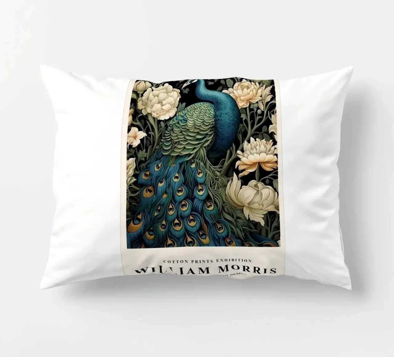 William Morris - Pavone cuscino da ART LEGEND ORIGINAL