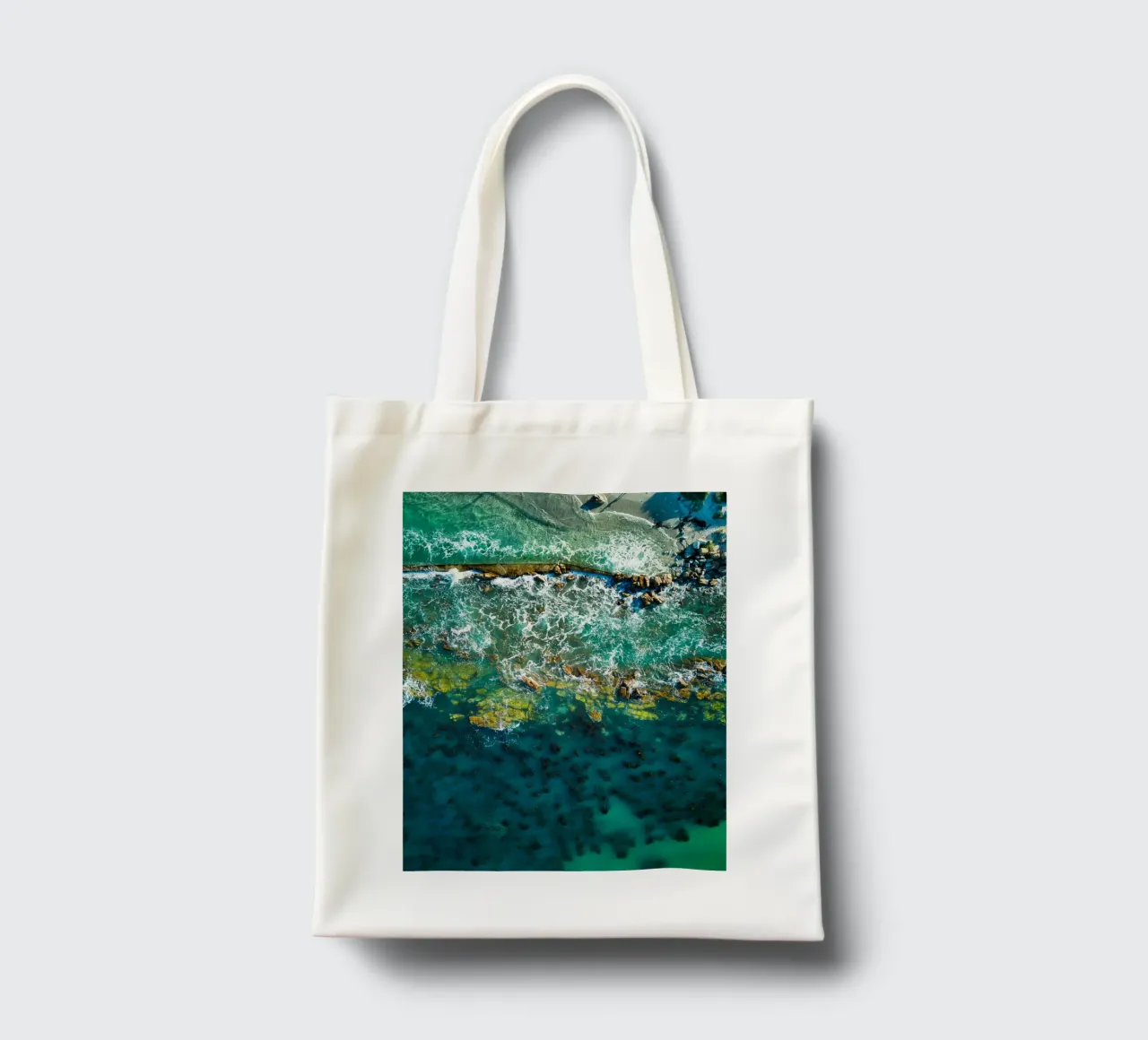 aerial view borsa in juta da prindy
