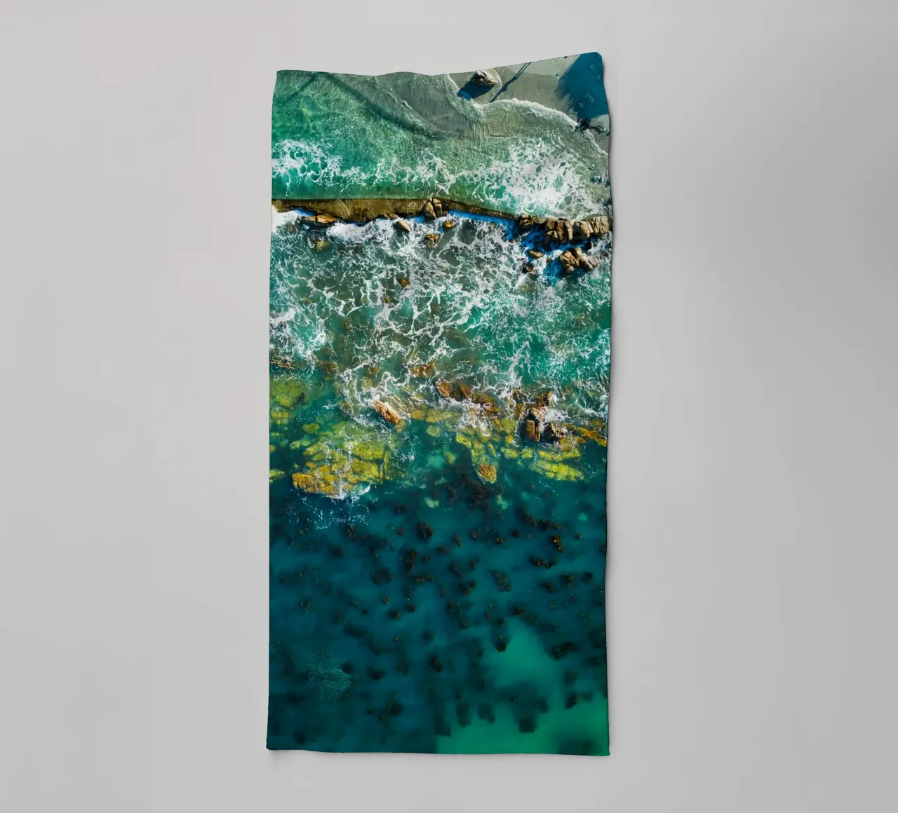 aerial view asciugamano da bagno da prindy