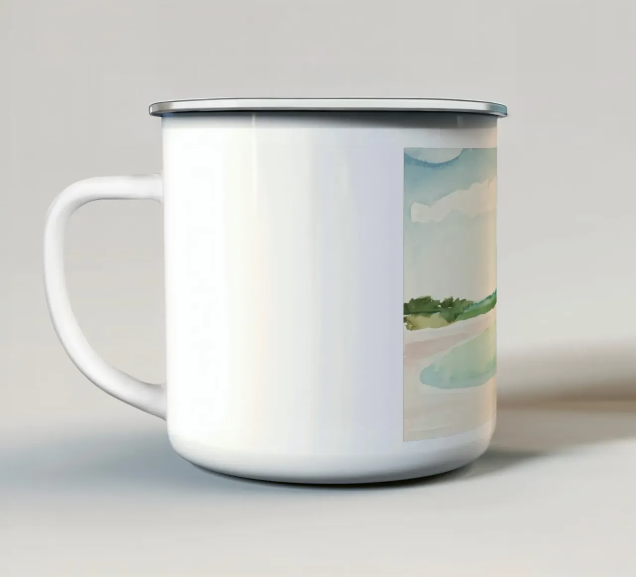 pastel calmness tazza in smalto da Histrol