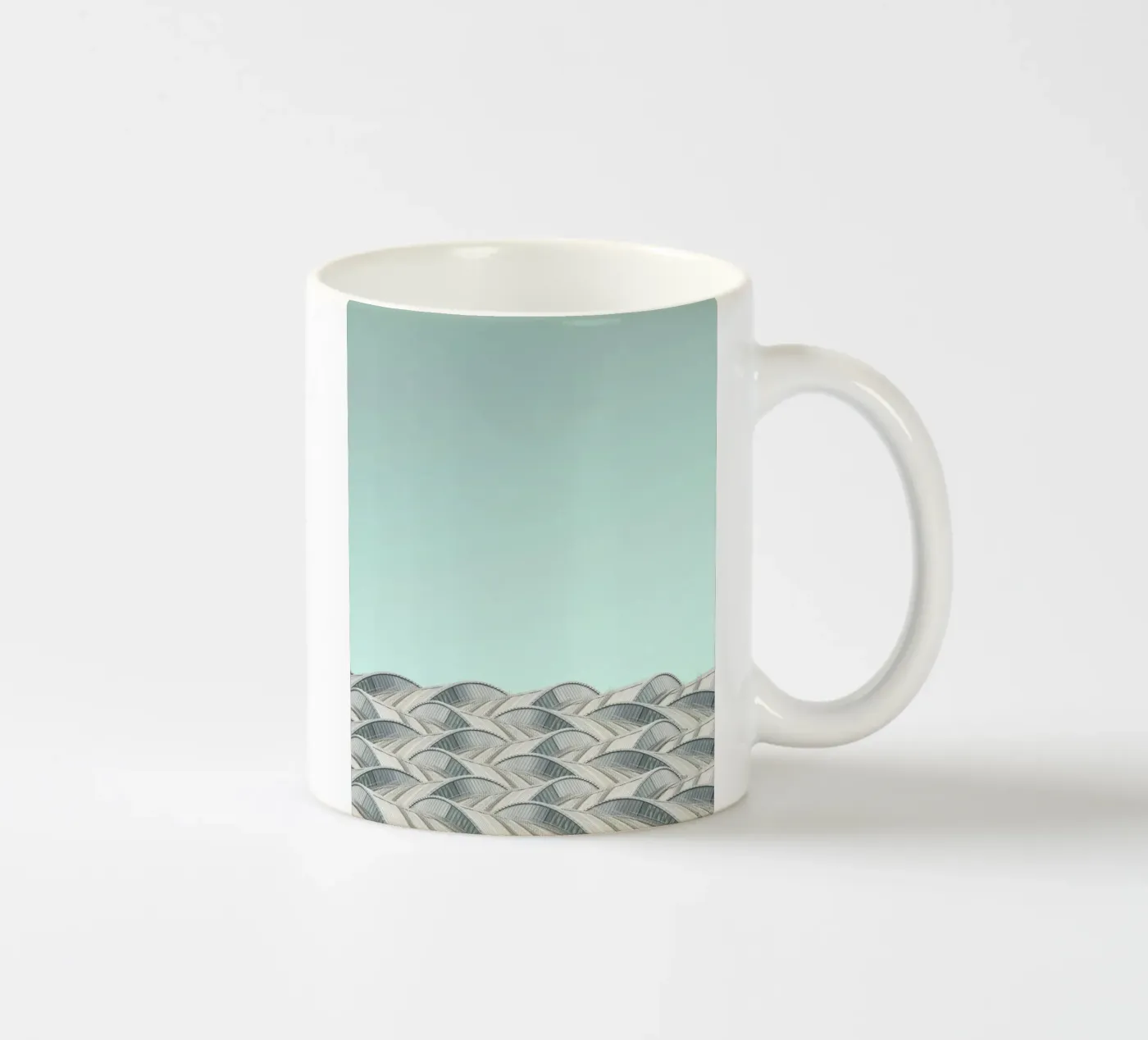 pattern structure mug en céramique de prindy