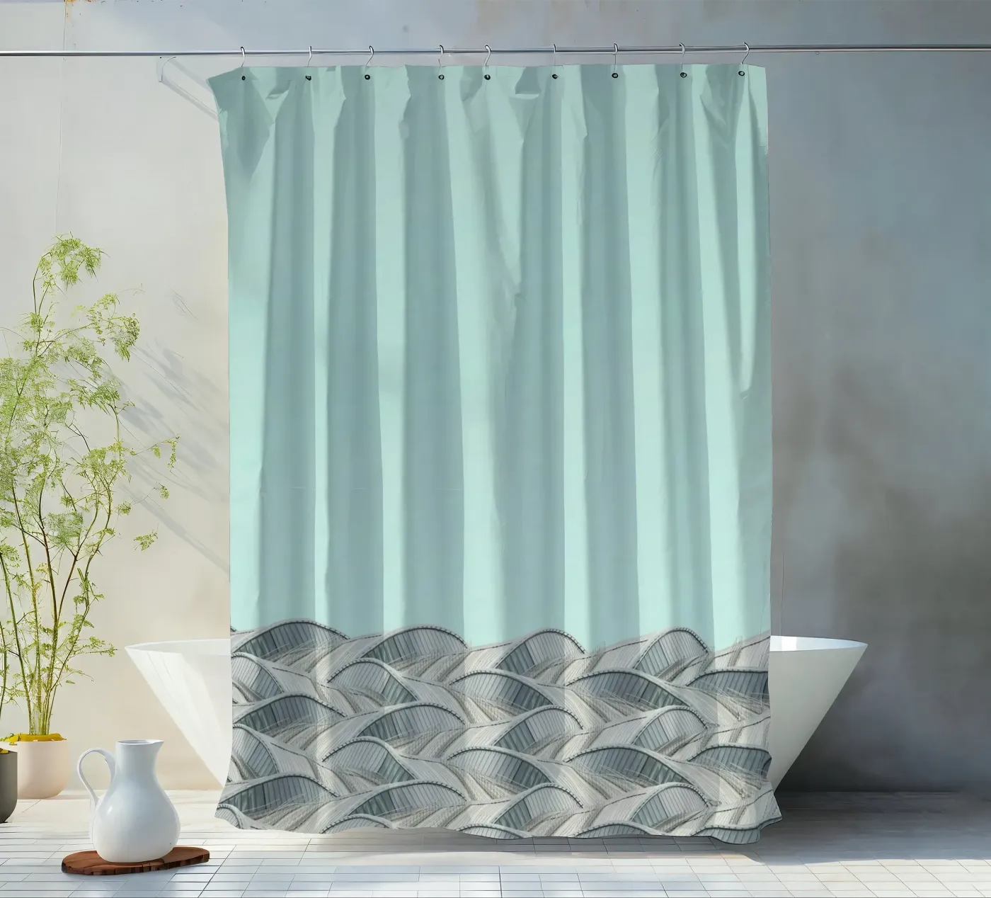 pattern structure shower curtain by prindy