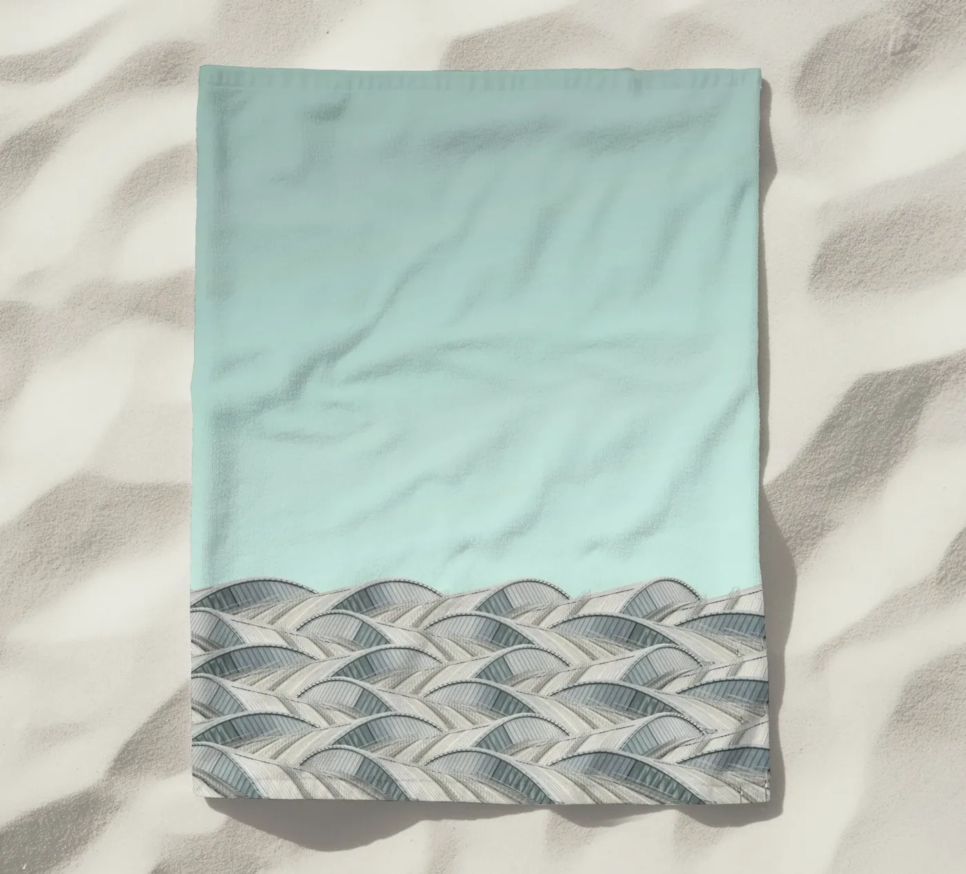 pattern structure beach towel by prindy