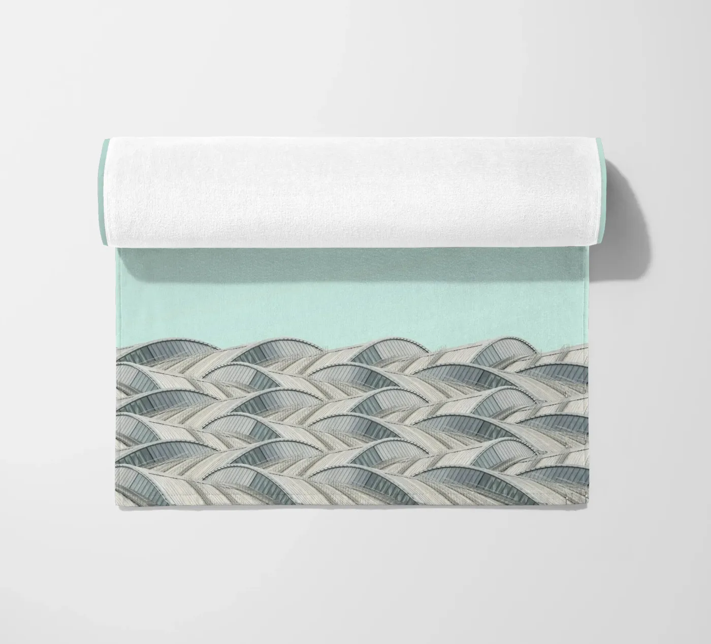 pattern structure beach towel by prindy