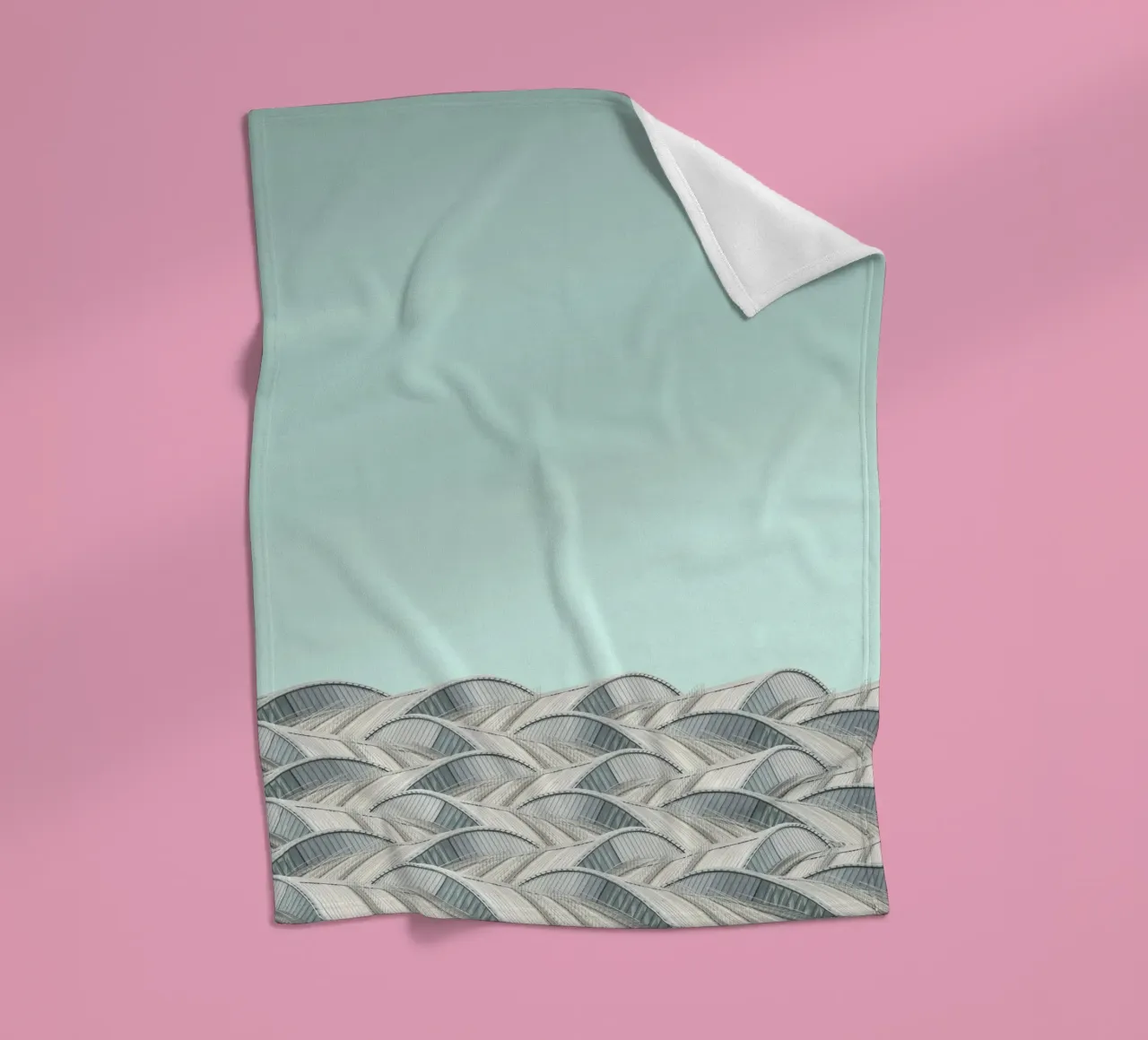 pattern structure coperta in pile da prindy