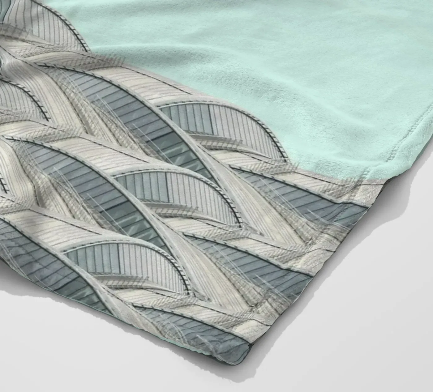 pattern structure Fleecedecke von prindy