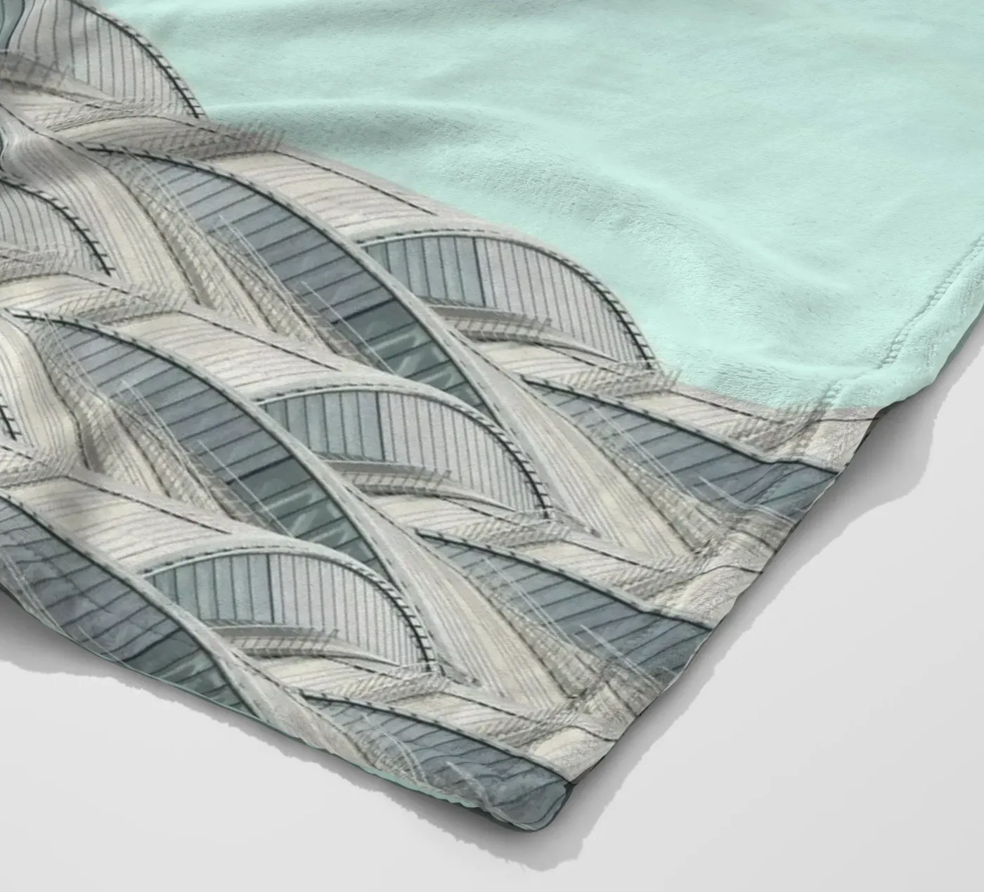 pattern structure fleece blanket by prindy