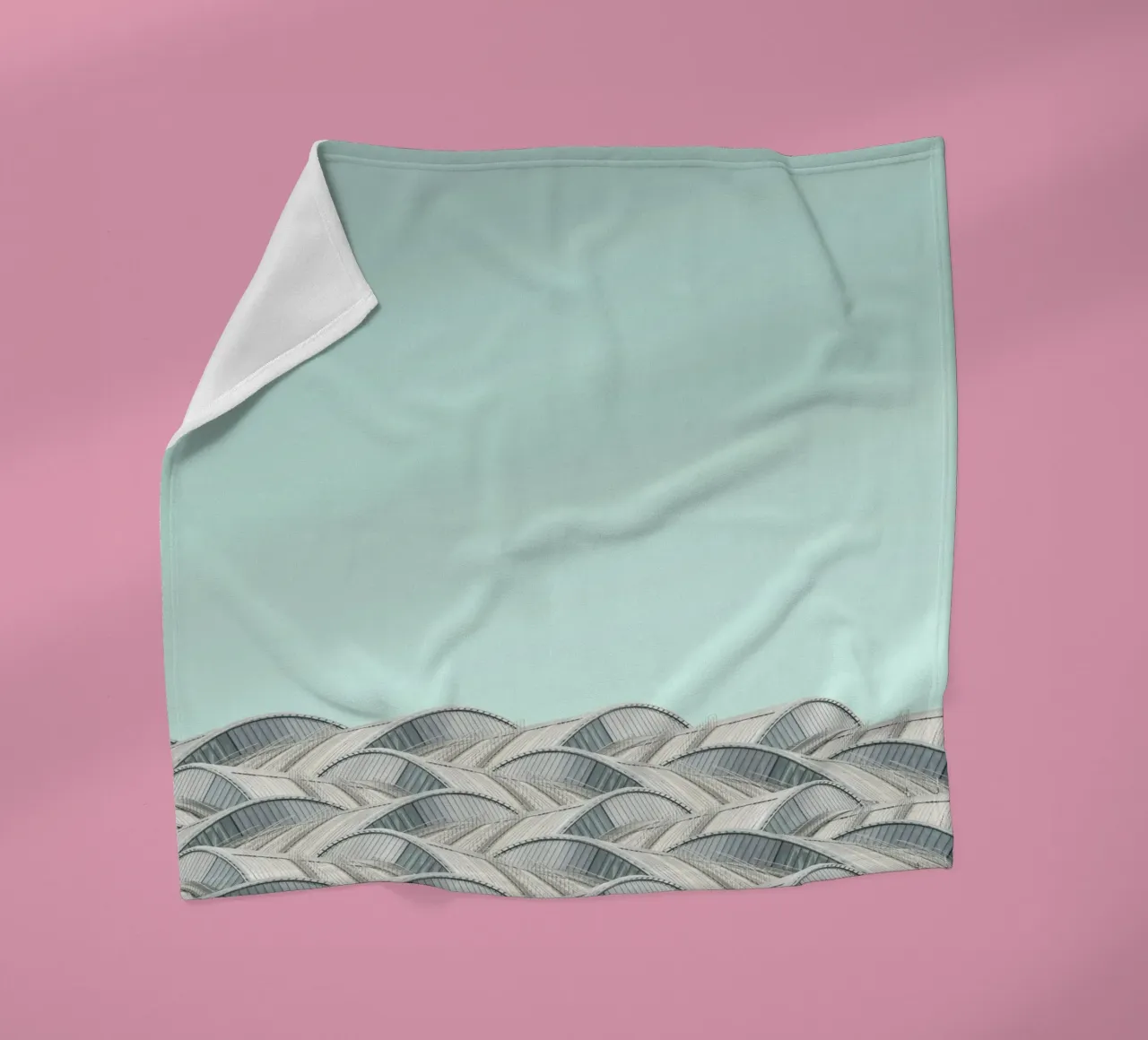 pattern structure coperta in pile da prindy