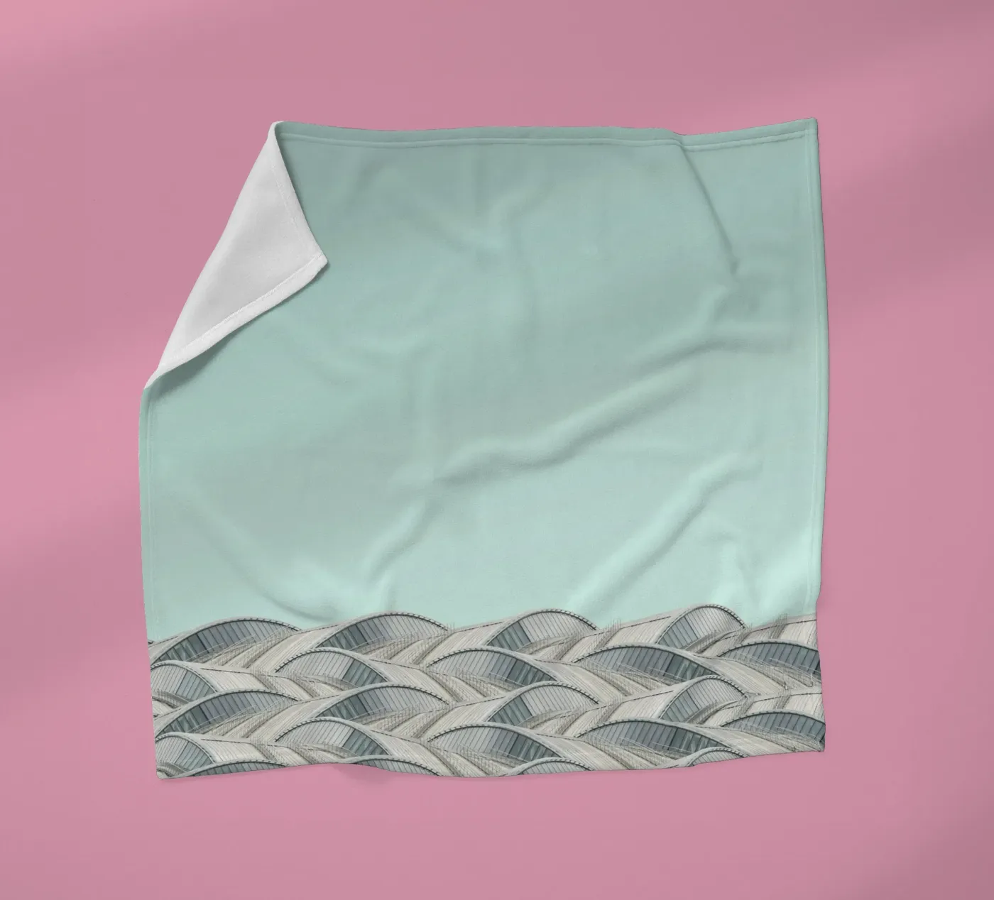 pattern structure Fleecedecke von prindy
