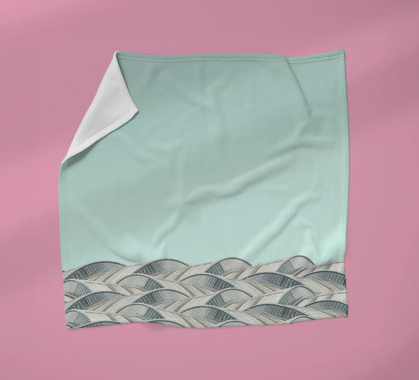 pattern structure fleece blanket by prindy