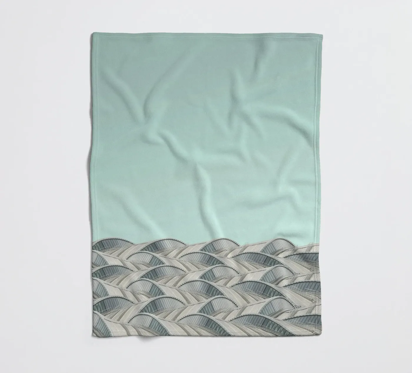 pattern structure Fleecedecke von prindy