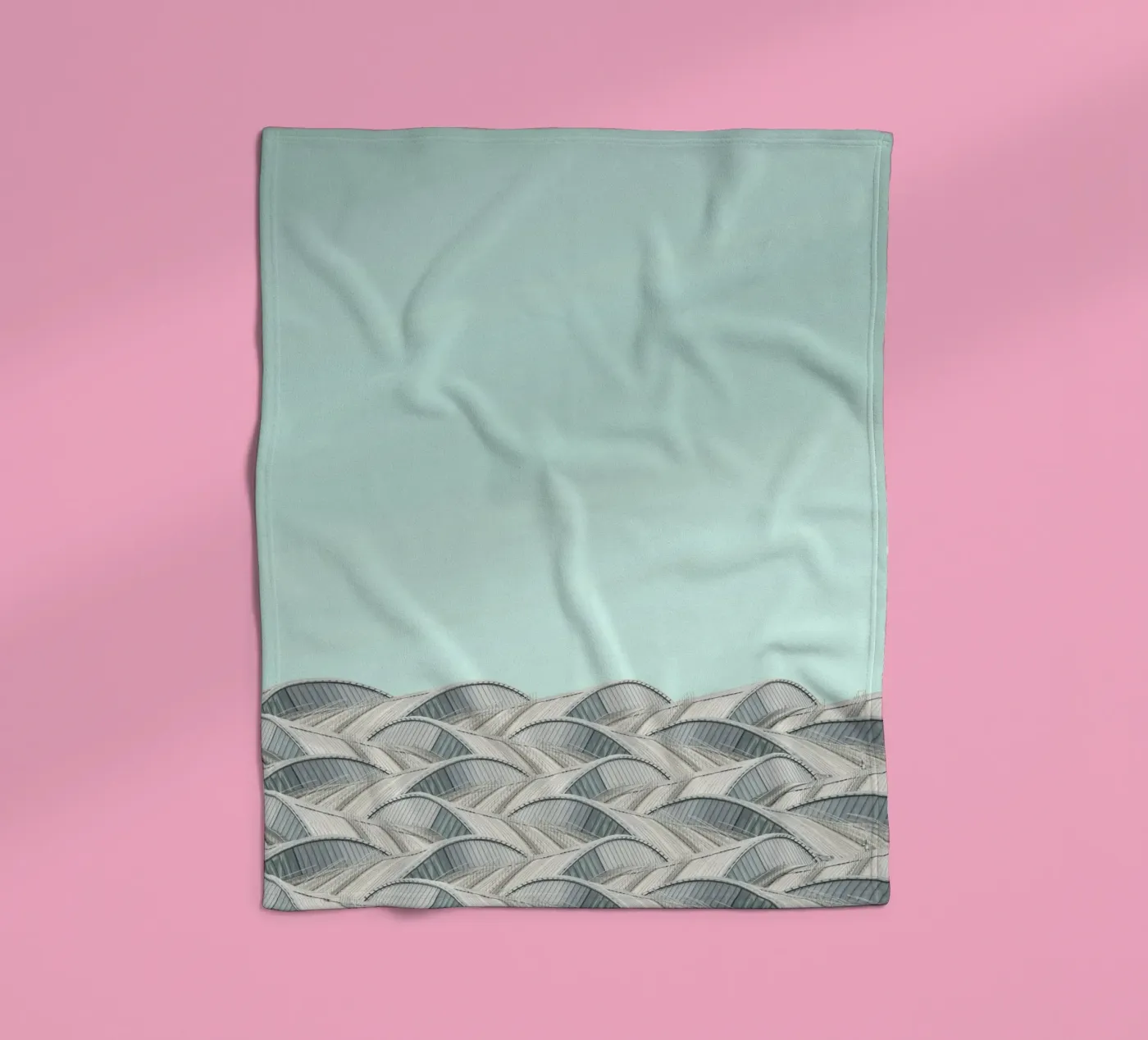 pattern structure Fleecedecke von prindy
