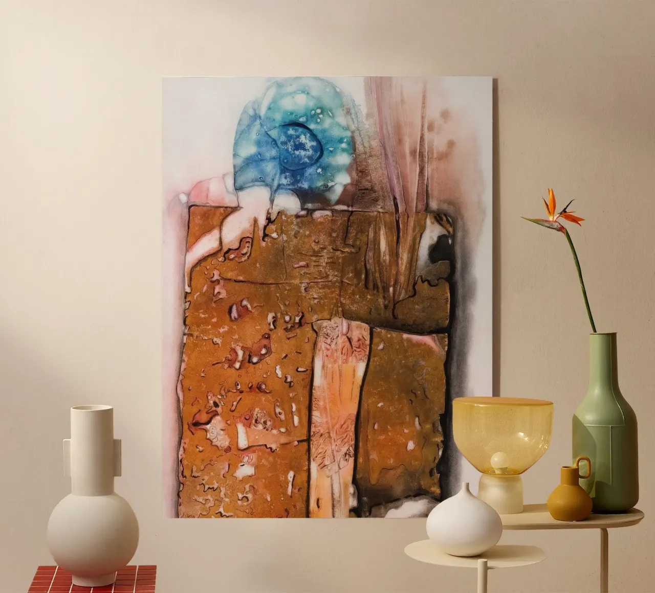 brown tones acrylic glass by Histrol