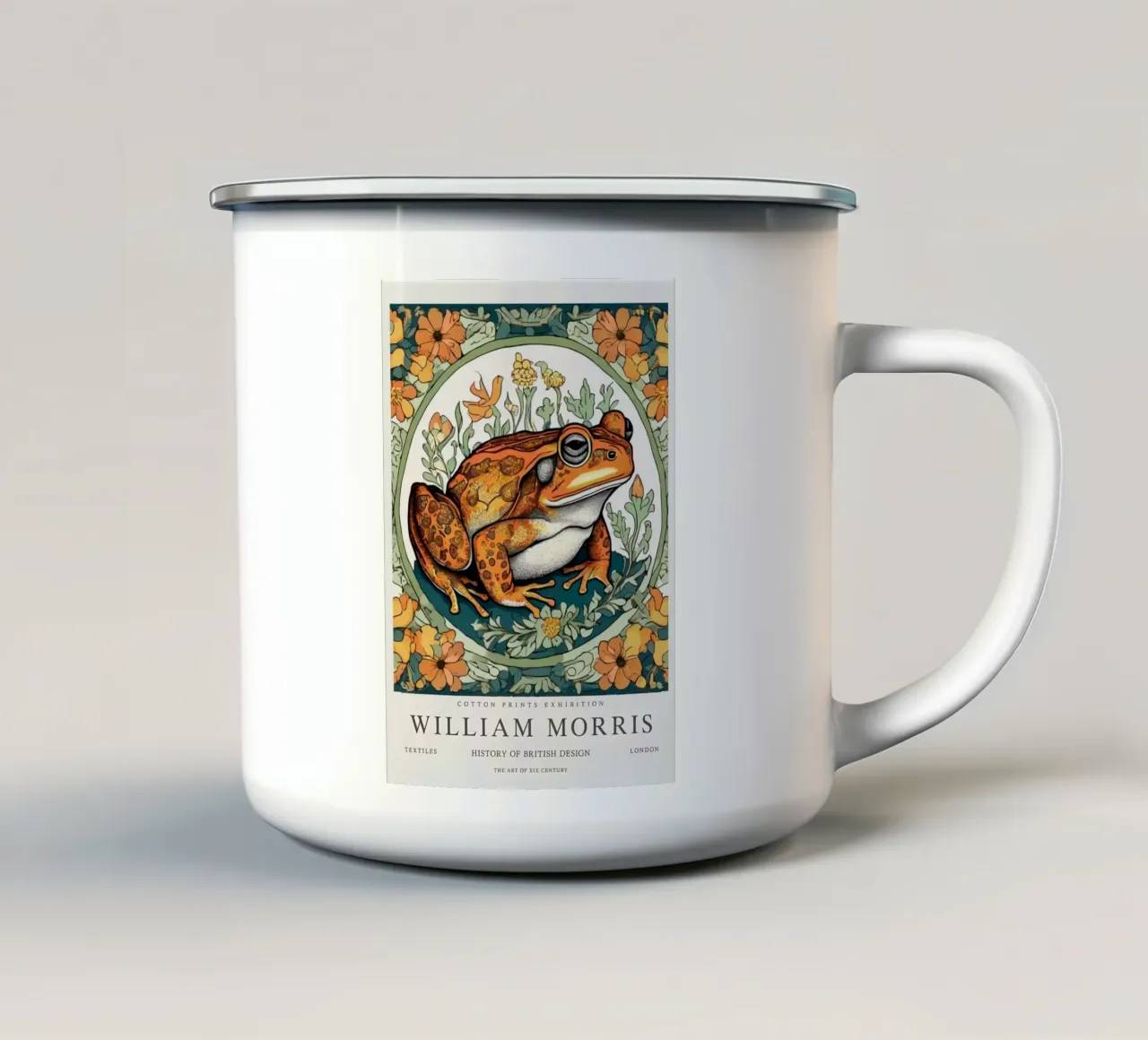William Morris - Rana tazza in smalto da ART LEGEND ORIGINAL