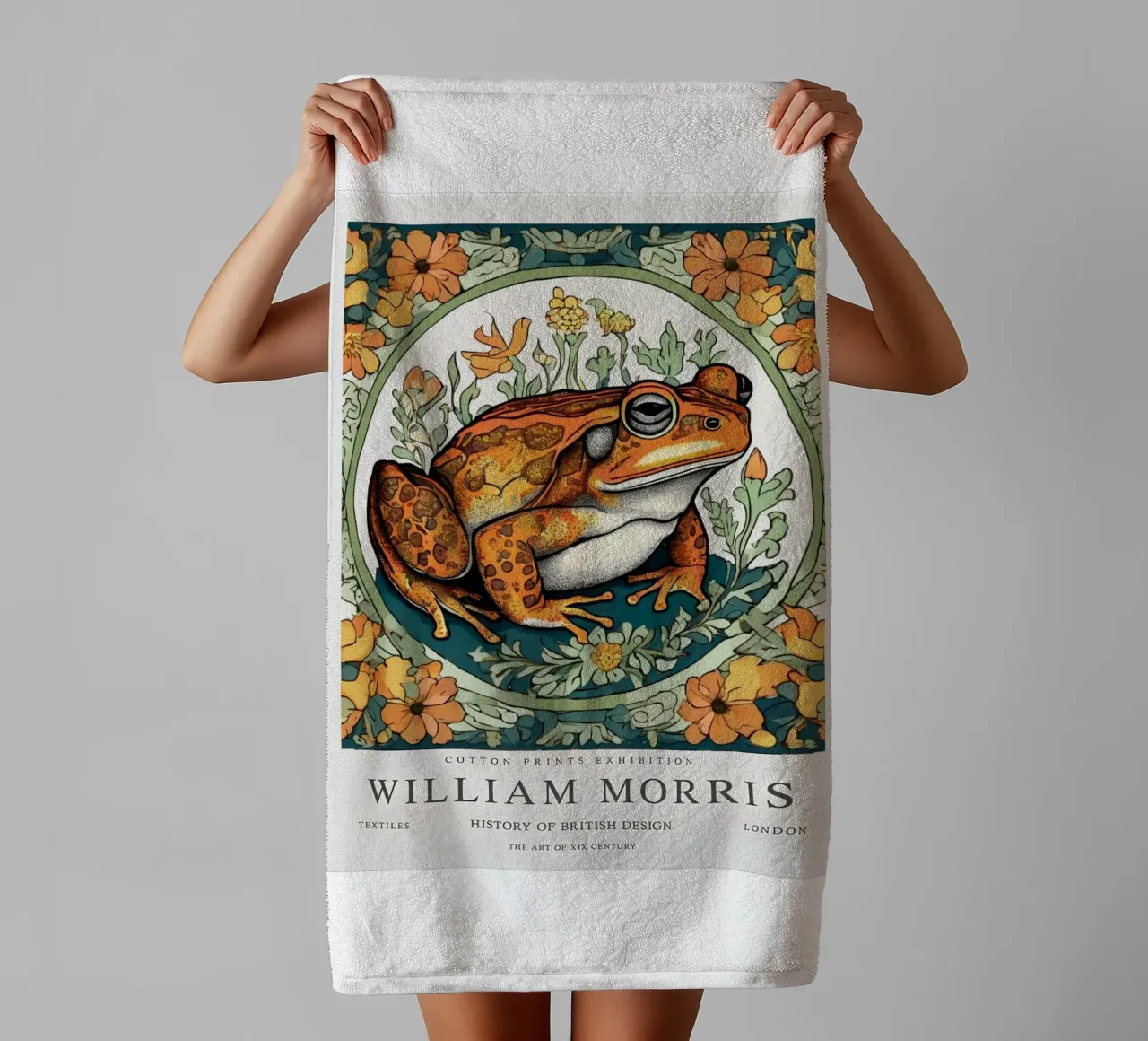 William Morris - Rana asciugamano da bagno da ART LEGEND ORIGINAL