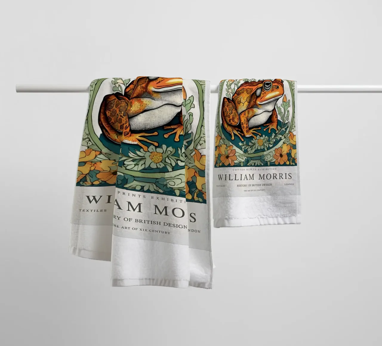William Morris - Rana asciugamano da bagno da ART LEGEND ORIGINAL