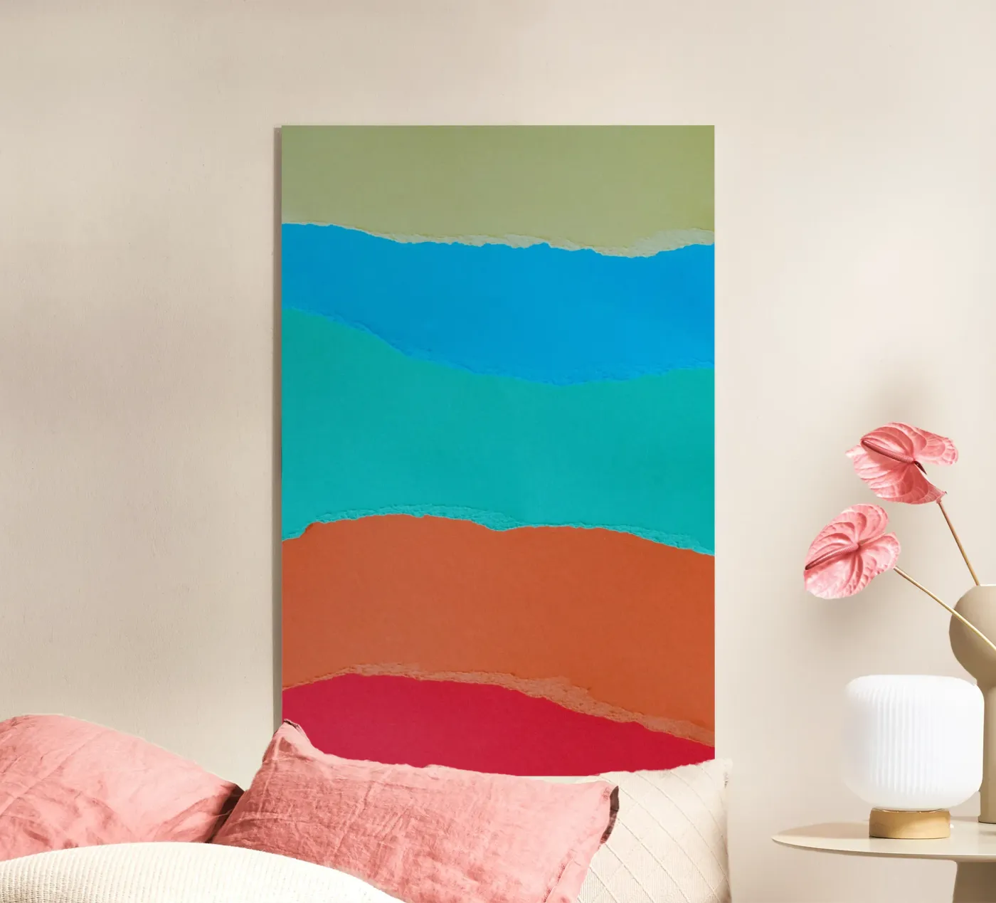 overlapping  layers acryl van twillight