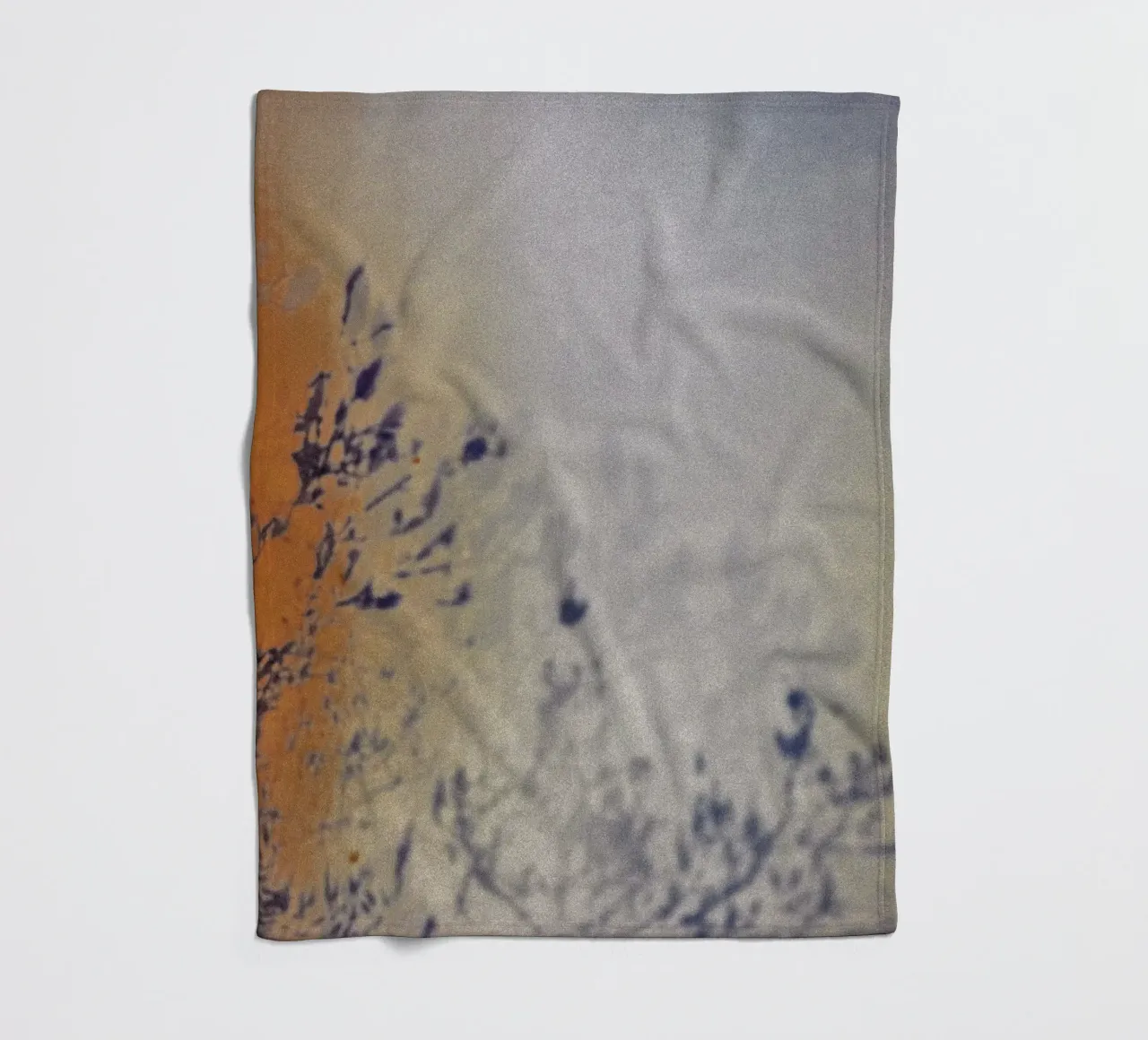 silhouette gradient coperta in pile da twillight