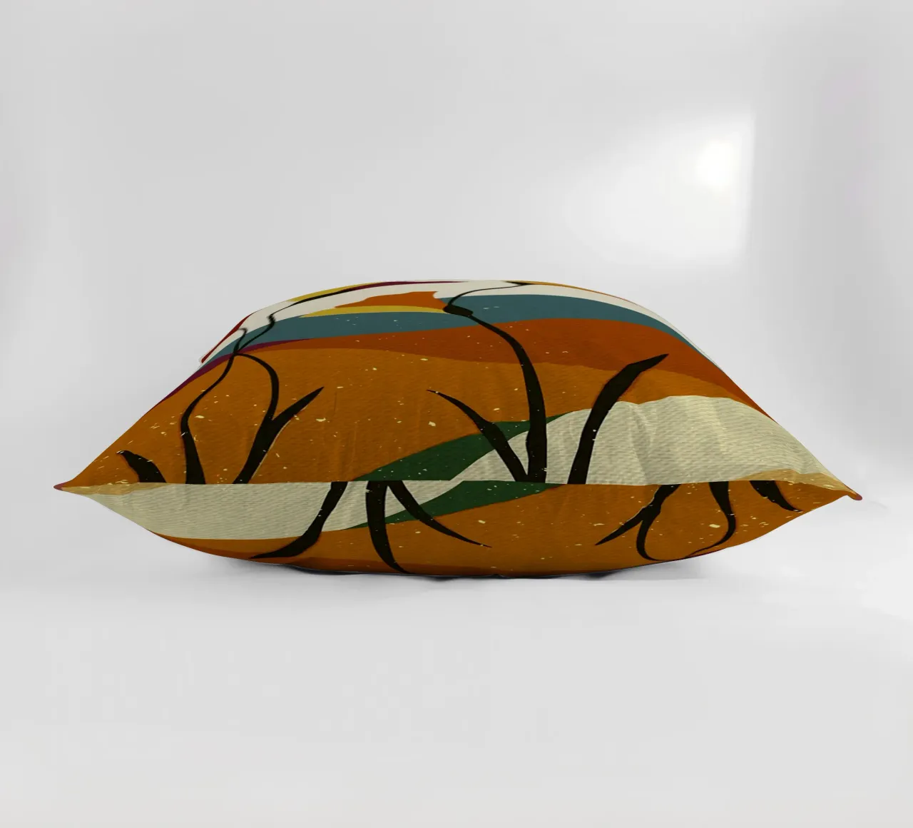 Paesaggio floreale astratto cuscino da Food And Kitchen