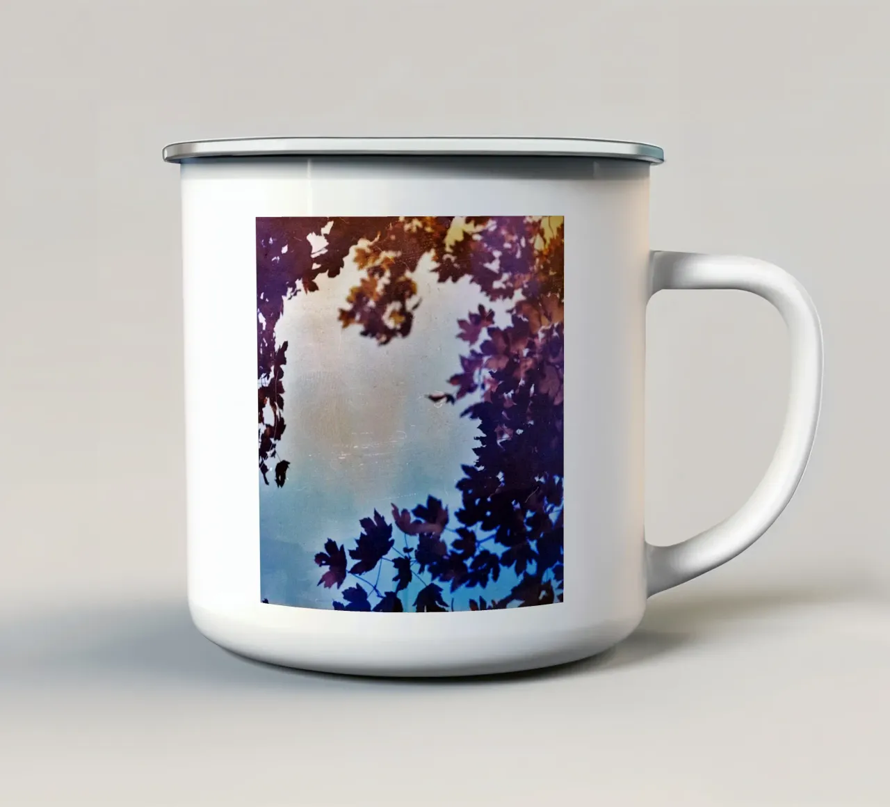 silhouette sky tazza in smalto da twillight