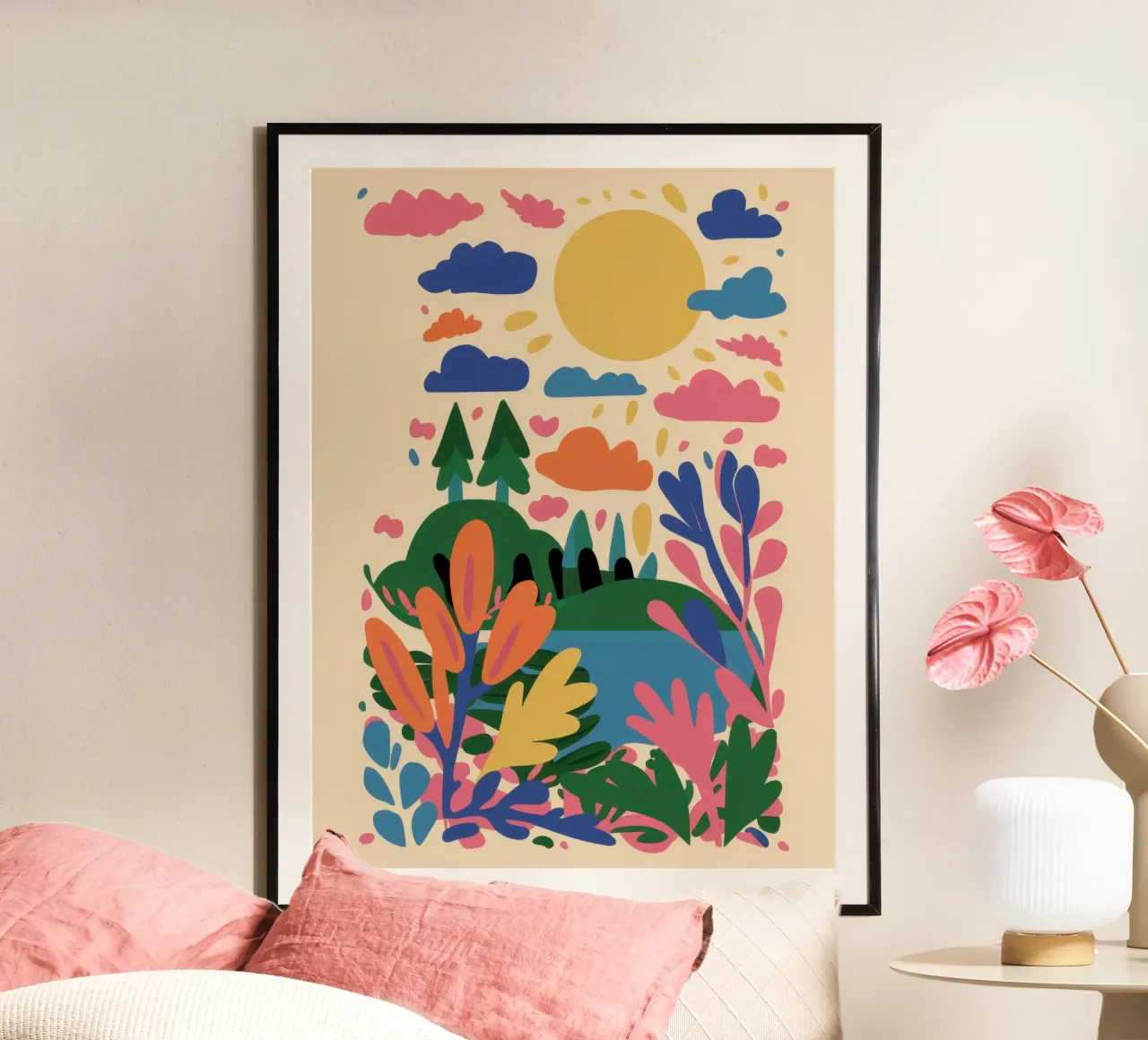 Trapunta Folklore Natura poster da Reds Jays