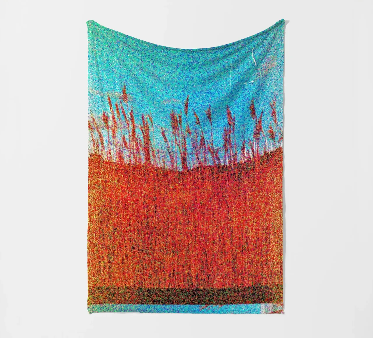 panoramic botanical coperta in pile da twillight