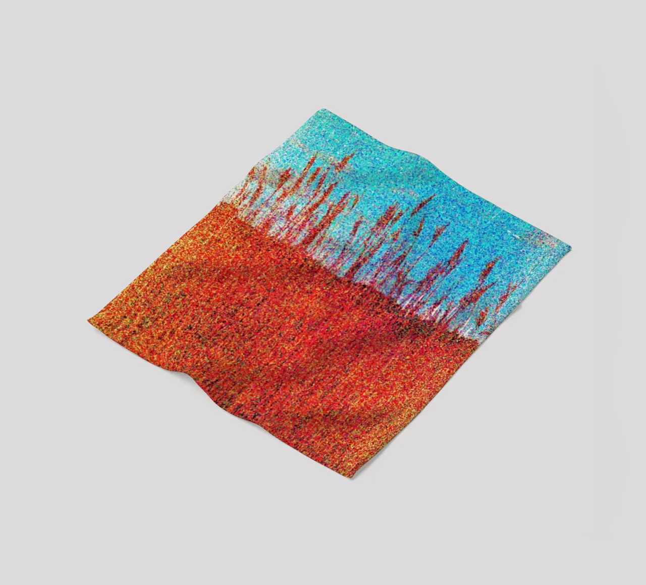 panoramic botanical coperta in pile da twillight