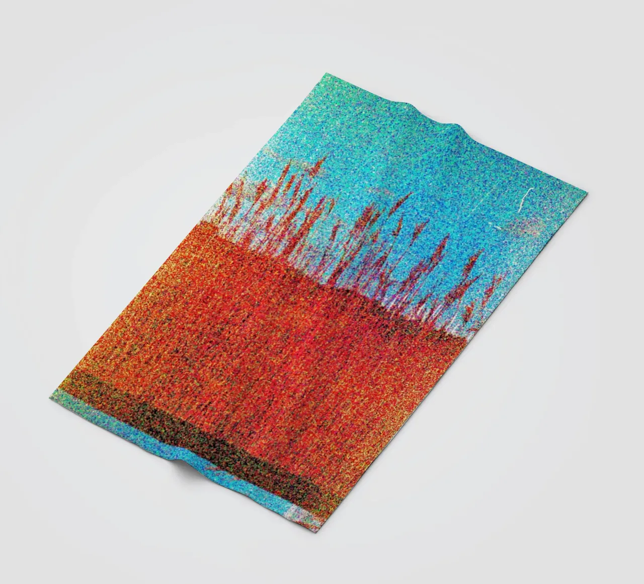 panoramic botanical coperta in pile da twillight