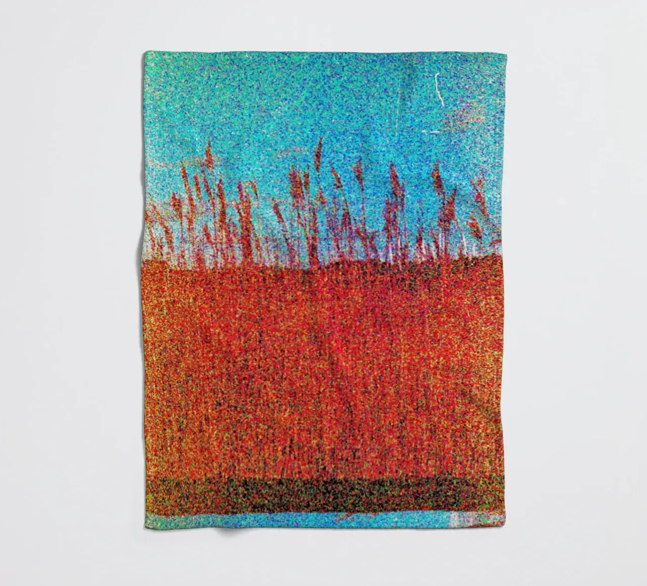 panoramic botanical coperta in pile da twillight