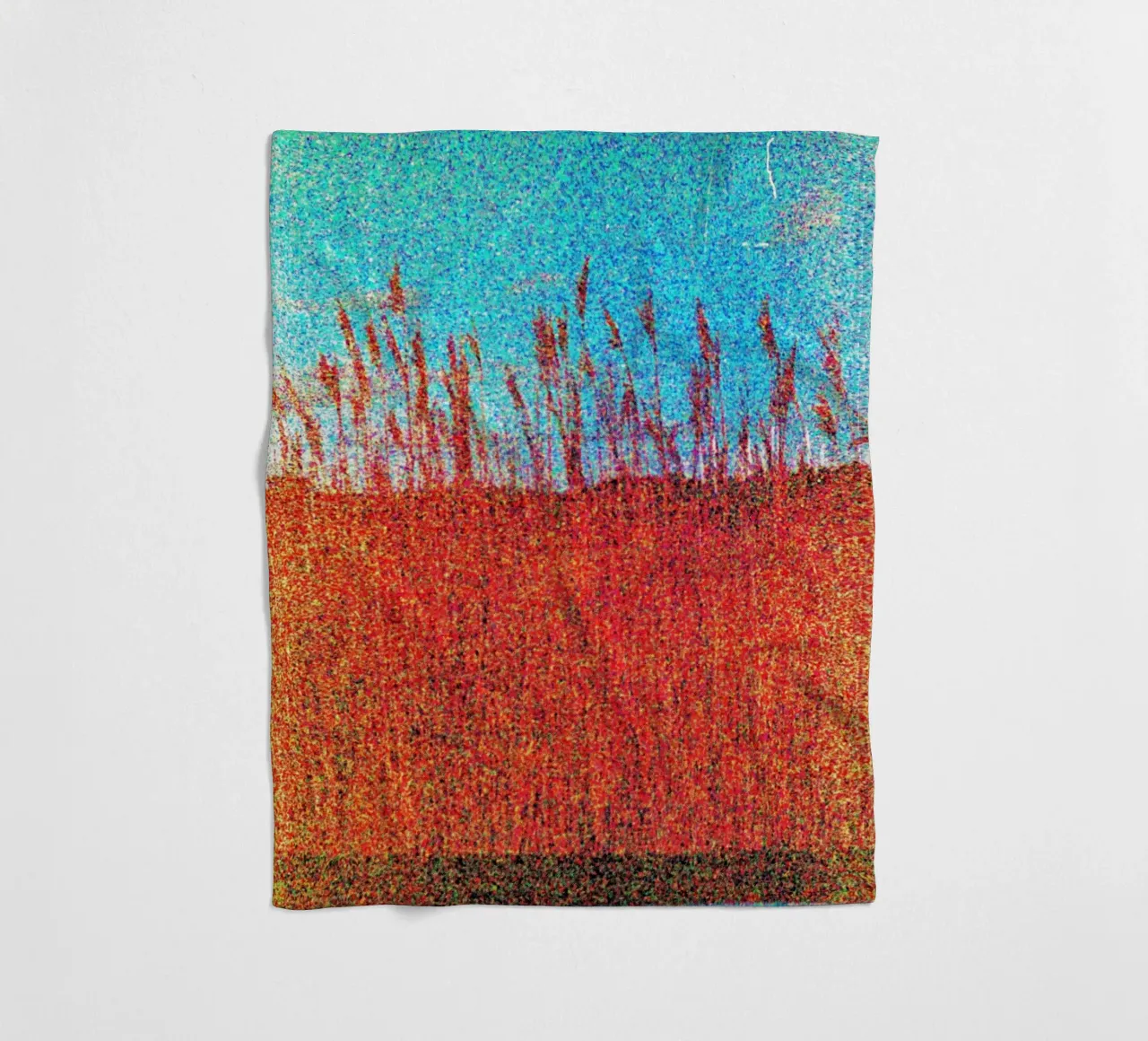 panoramic botanical coperta in pile da twillight