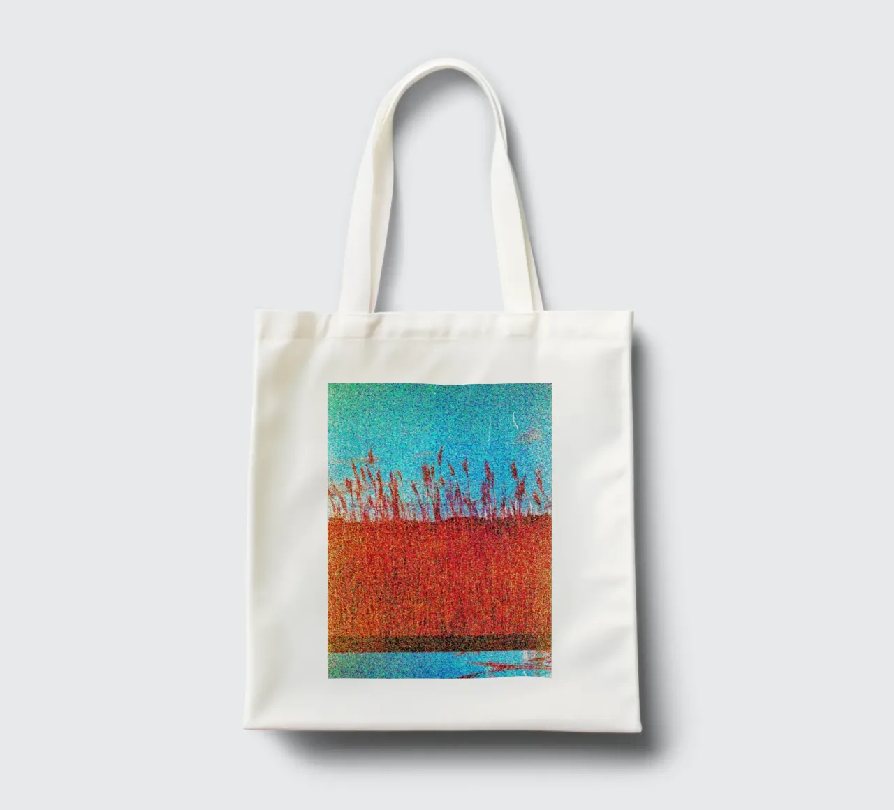 panoramic botanical borsa in juta da twillight