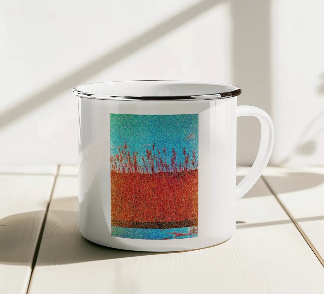 panoramic botanical tazza in smalto da twillight
