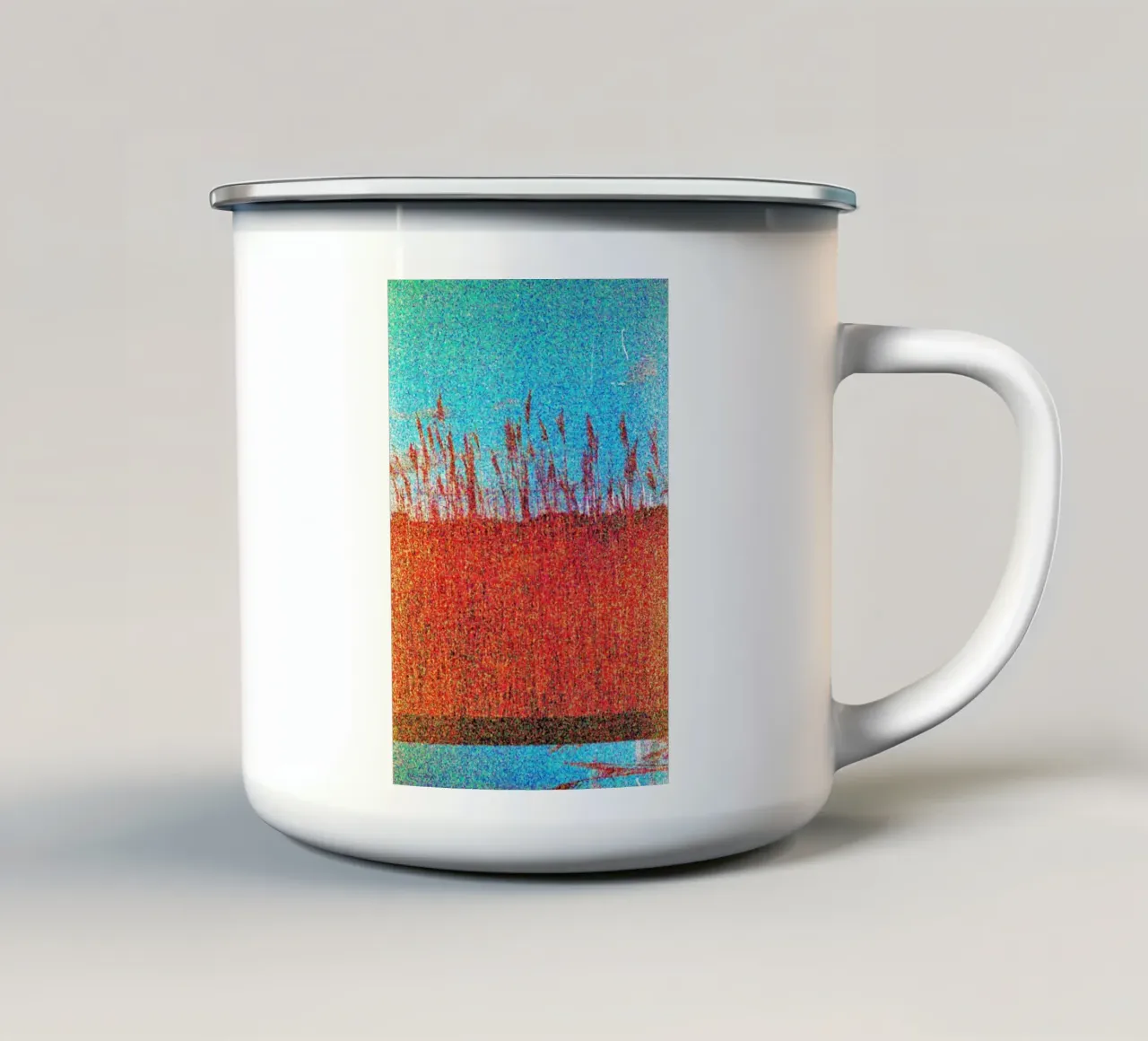 panoramic botanical tazza in smalto da twillight