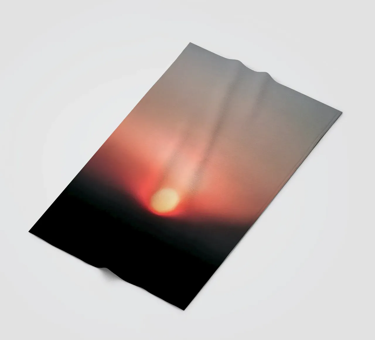 gradient evening coperta in pile da twillight