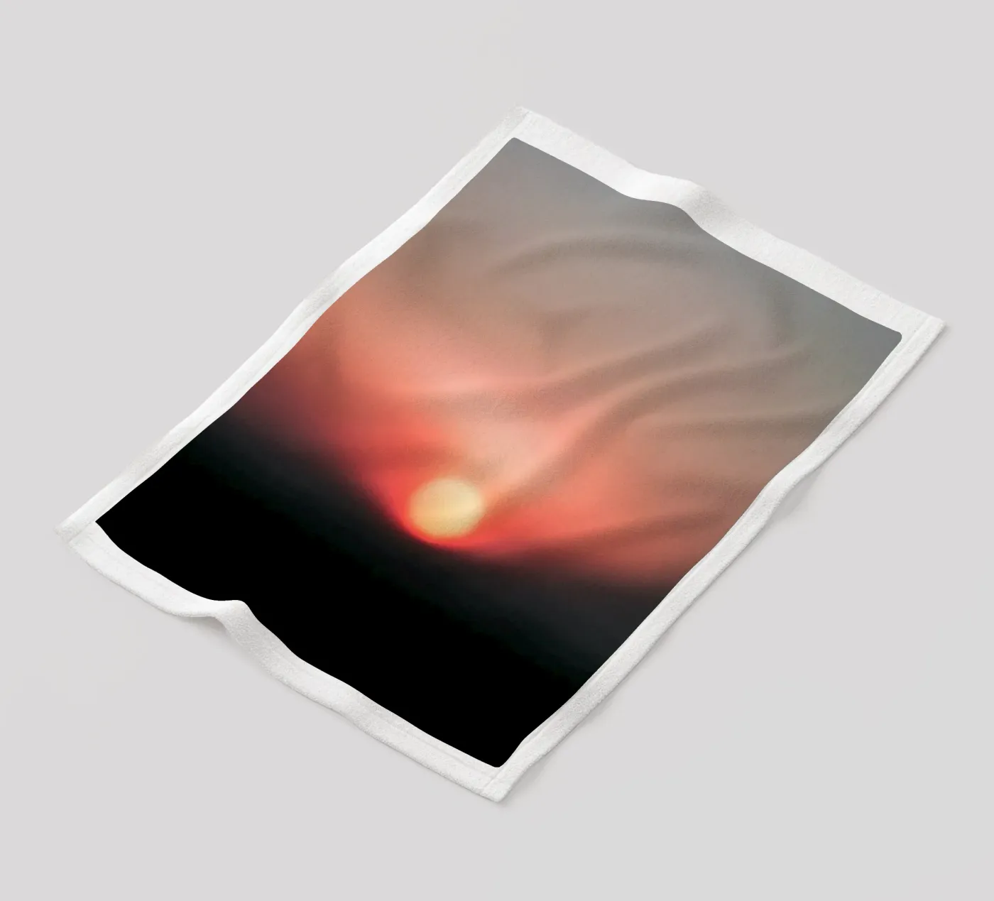 gradient evening fleecedeken van twillight