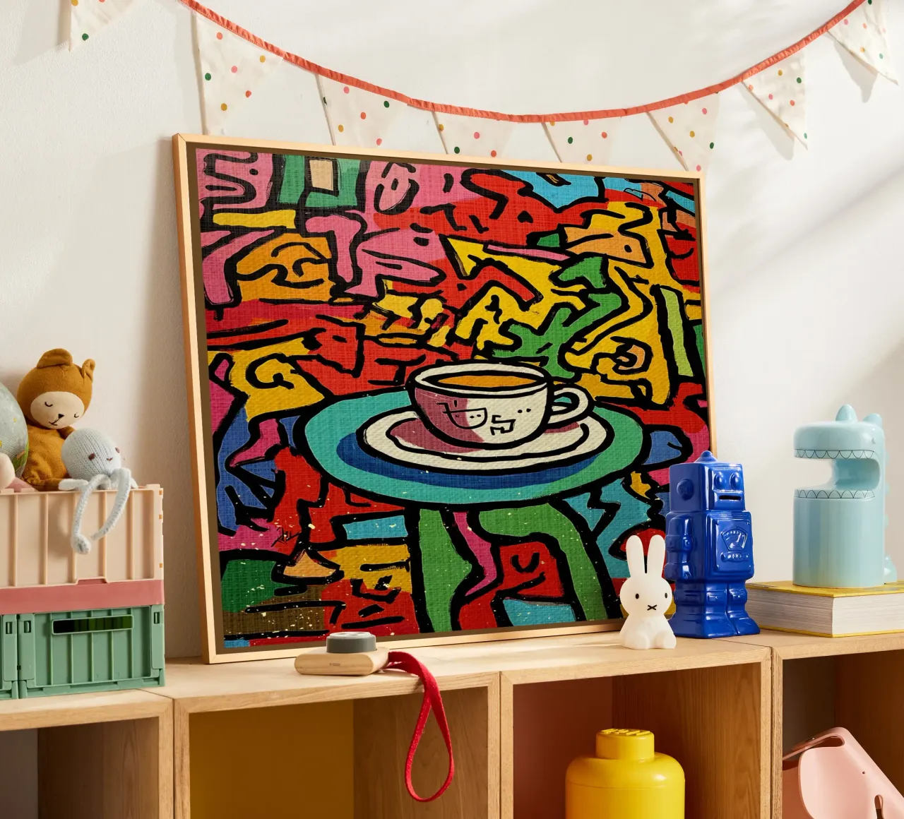 Tazza da caffè astratta carta hahnemühle da VintageDesign