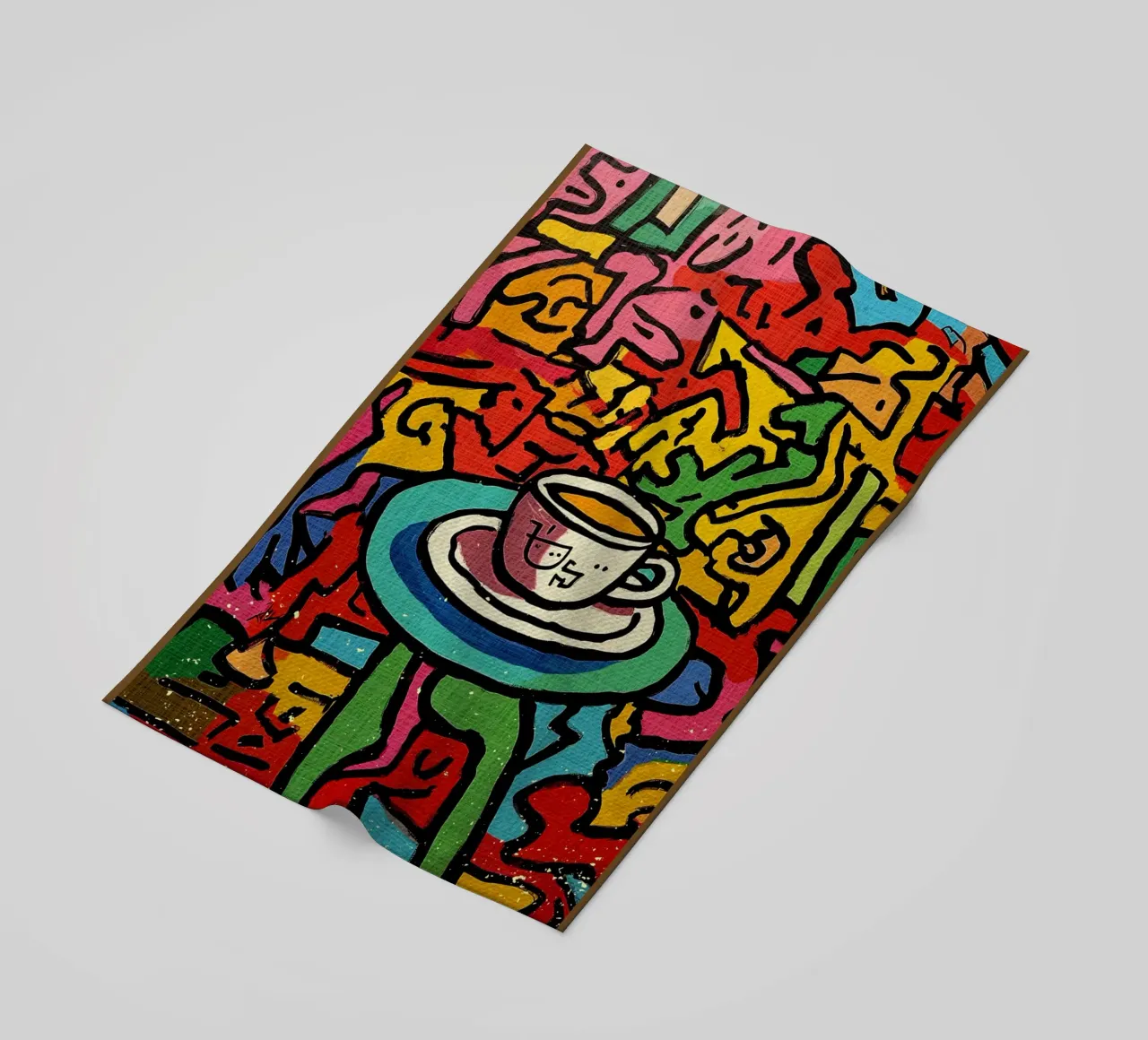 Tazza da caffè astratta telo mare da VintageDesign