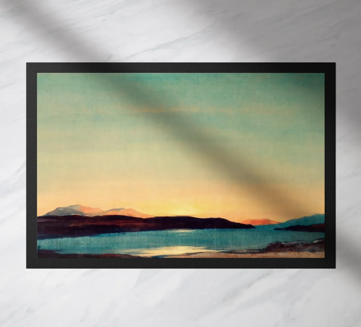 sunset on lake zerbino da twillight