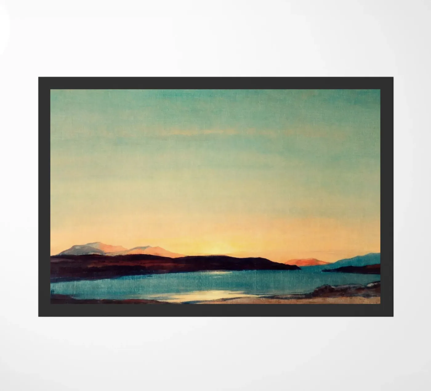 sunset on lake zerbino da twillight